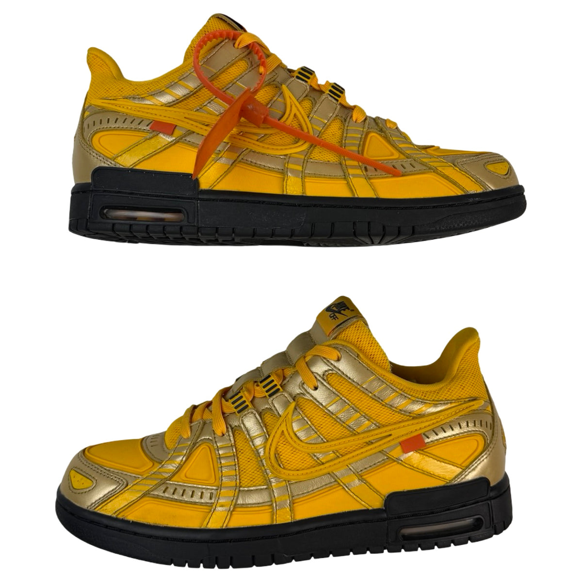 Nike Air Rubber Dunk Off White University Gold (Used)