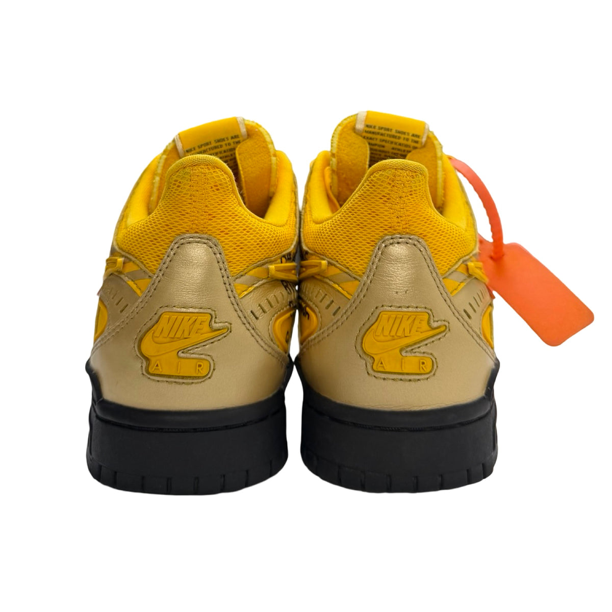 Nike Air Rubber Dunk Off White University Gold (Used)