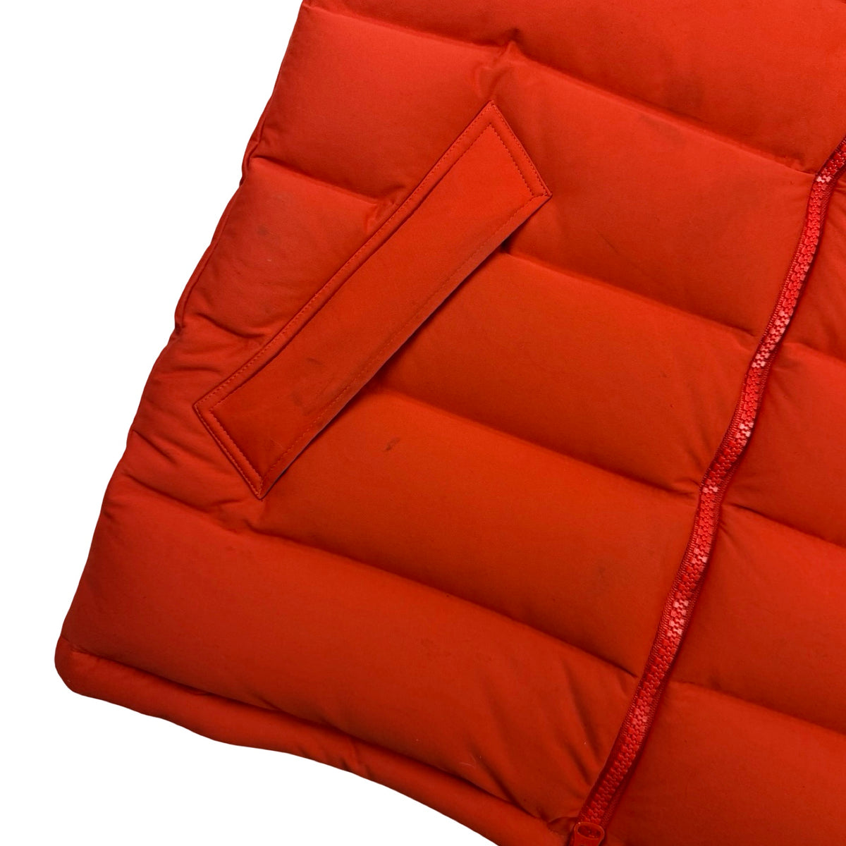 Y-3 Seamless Hooded Down Vest Orange
