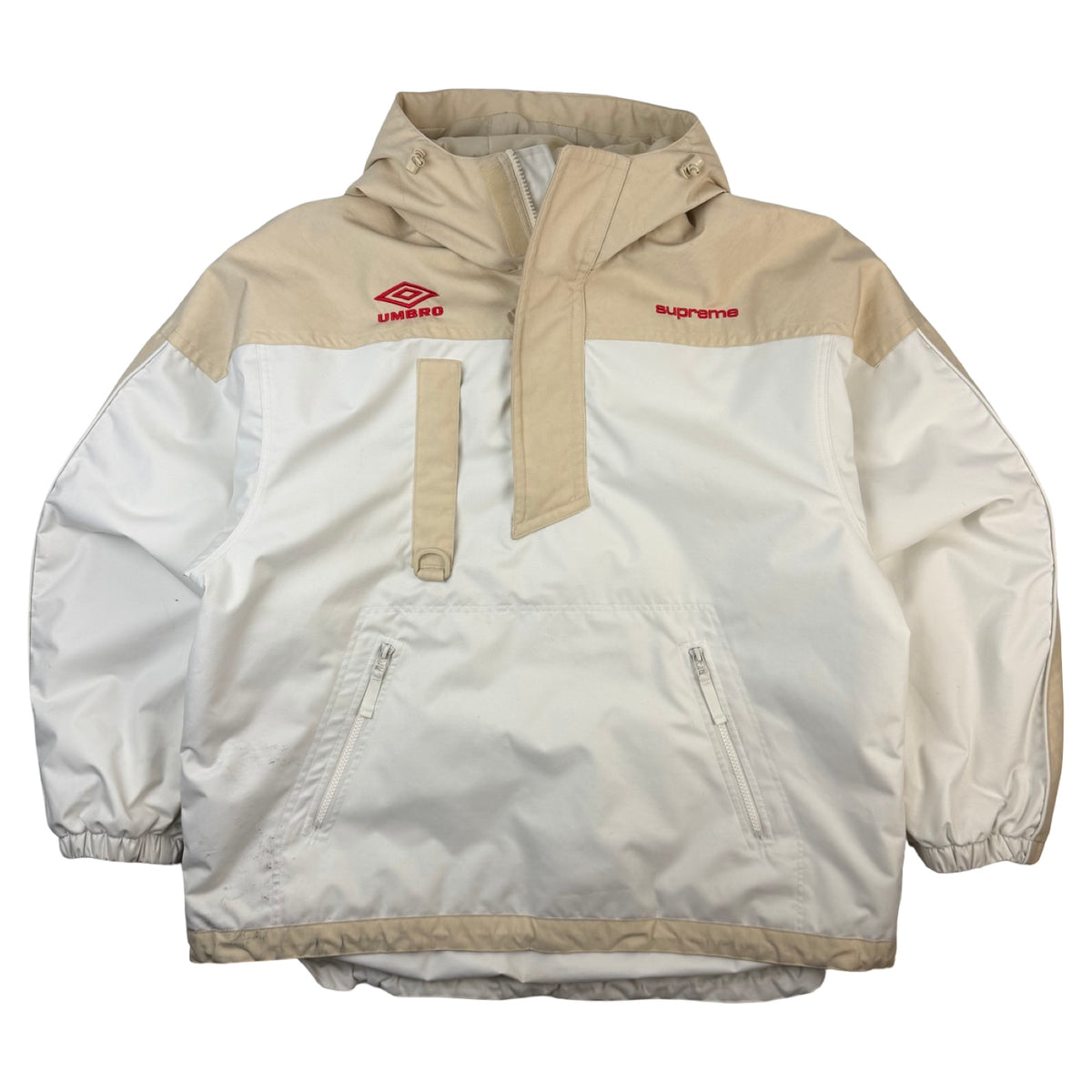 Supreme Umbro Hooded Anorak White/Tan