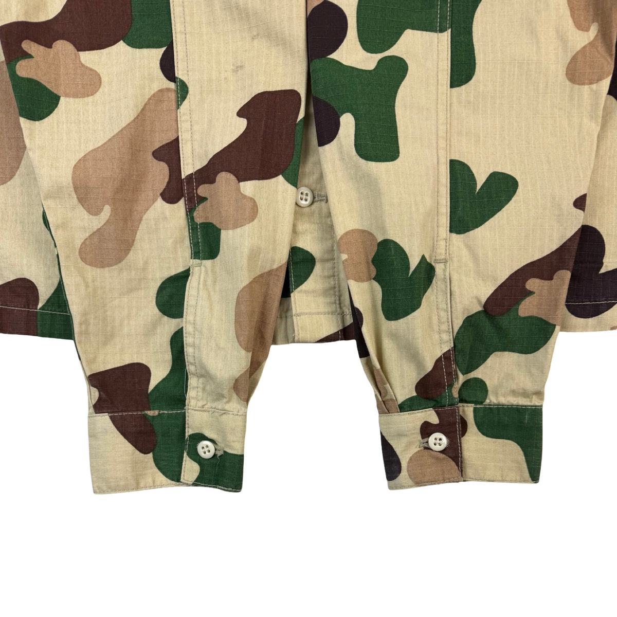 Stay Ray Duck Camo Utility Shirt Beige/Green
