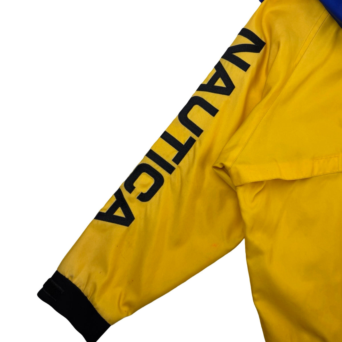 Vintage Nautica Competition Windbreaker Jacket Yellow