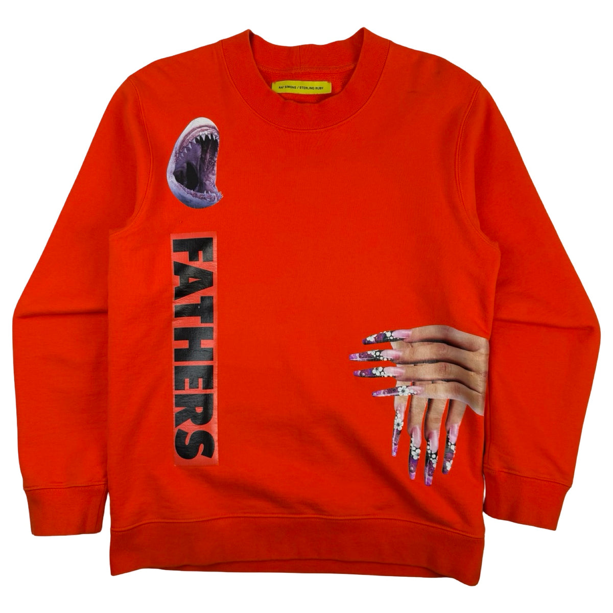 Raf Simons x Ruby Sterling Fathers Crewneck Sweatshirt Orange