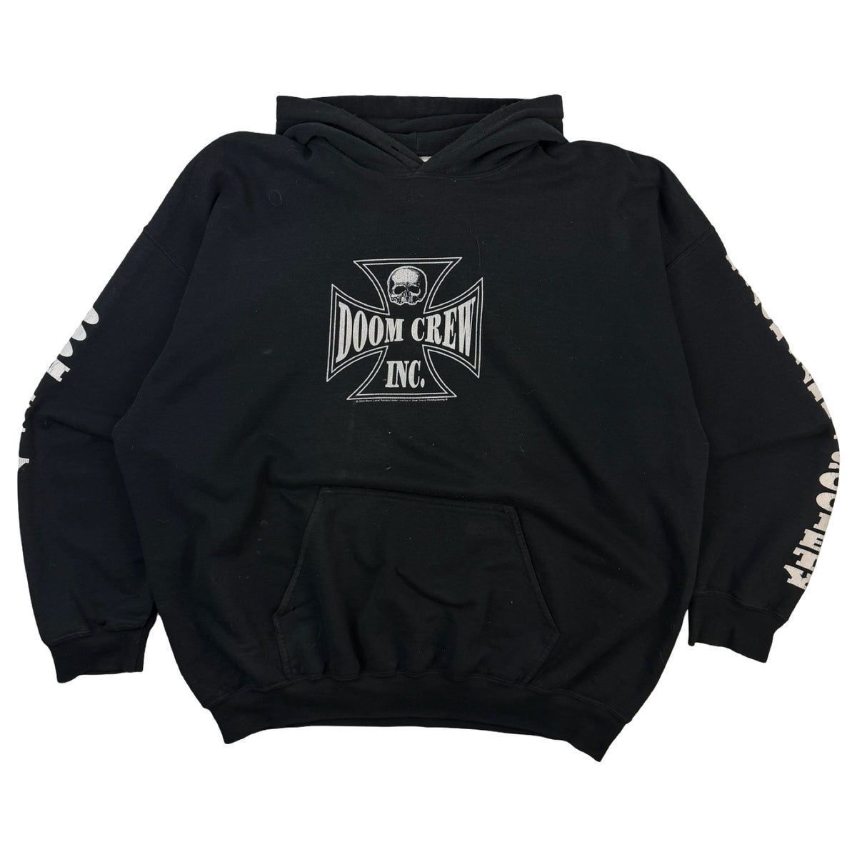 2003 Black Label Society Doom Crew Hoodie Black