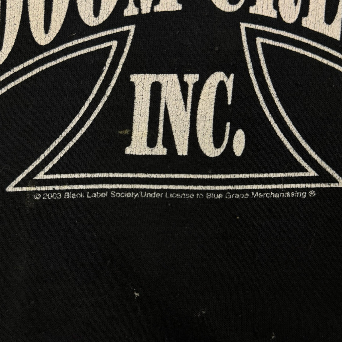 2003 Black Label Society Doom Crew Hoodie Black