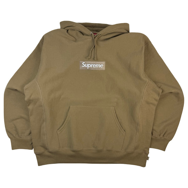 Supreme Box Logo Hooded Sweatshirt Light Olive (FW25)
