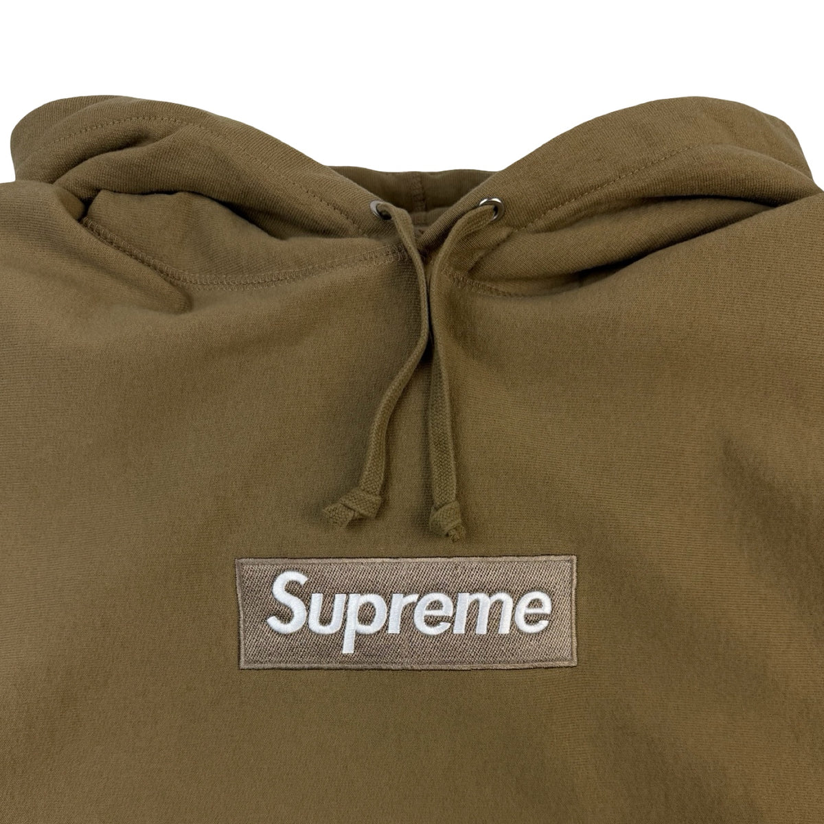 Supreme Box Logo Hooded Sweatshirt Light Olive (FW25)