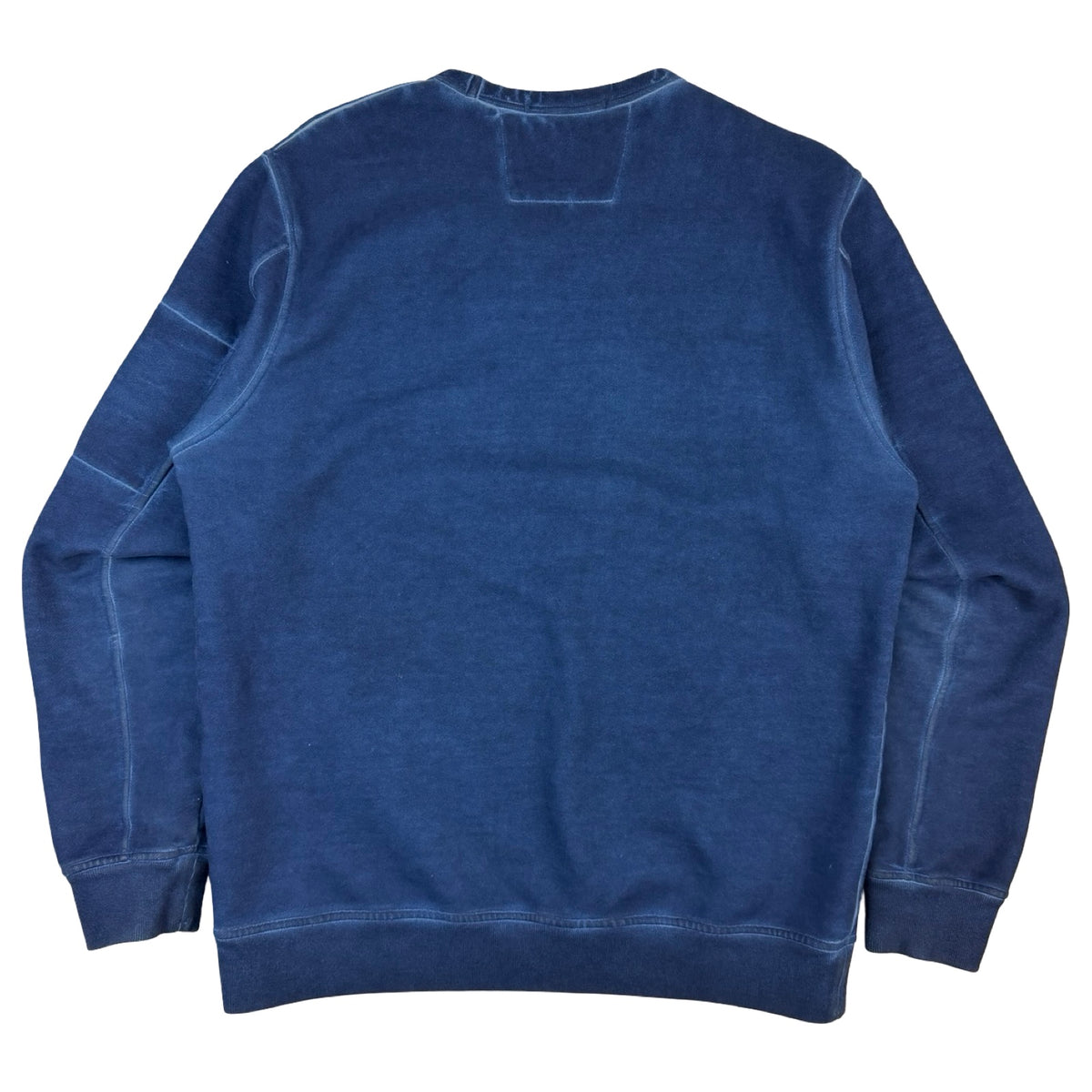 C.P. Company Lens Crewneck Sweatshrit Garment-Dyed Blue