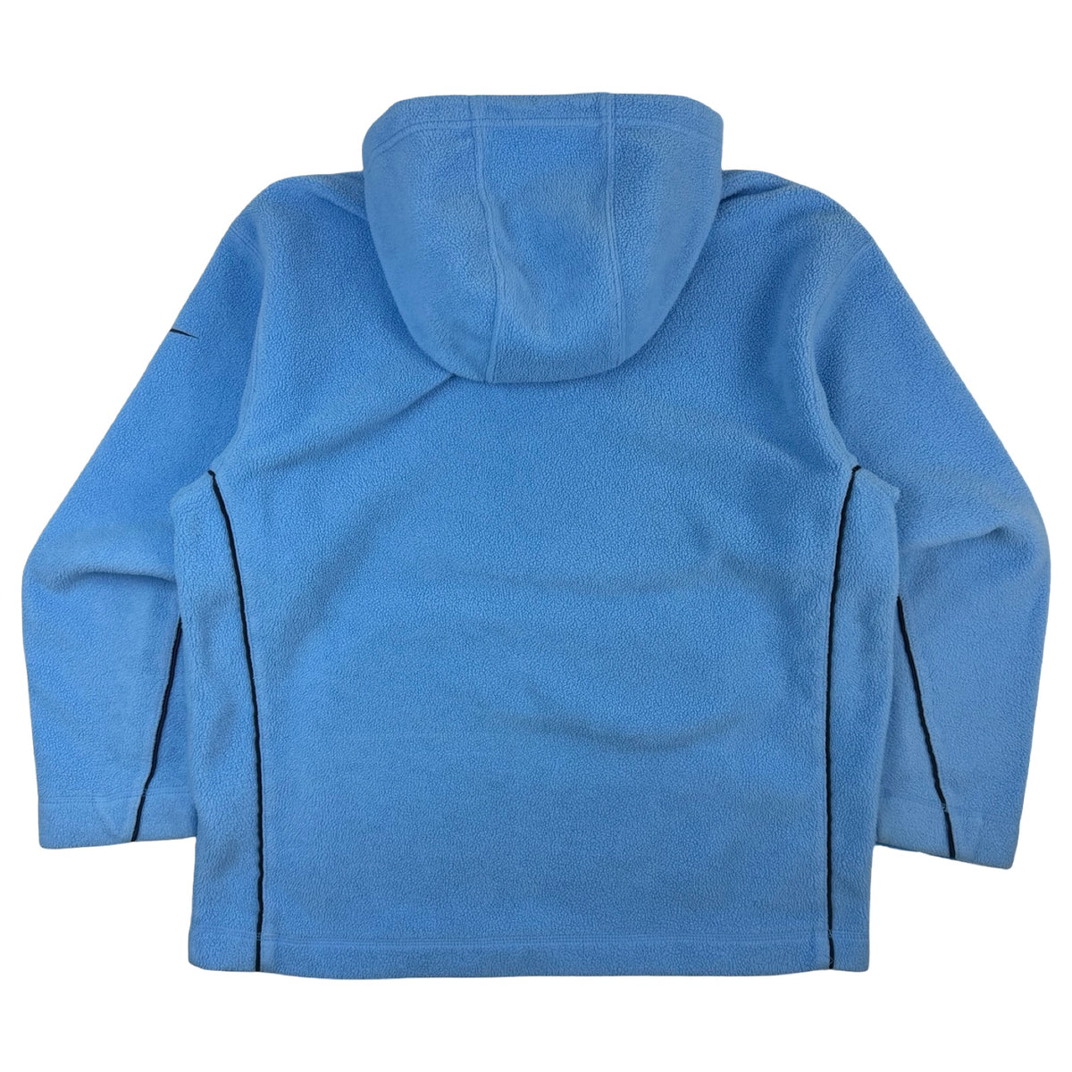 Vintage Nike Fleece Hooded Sweatshirt Light Blue