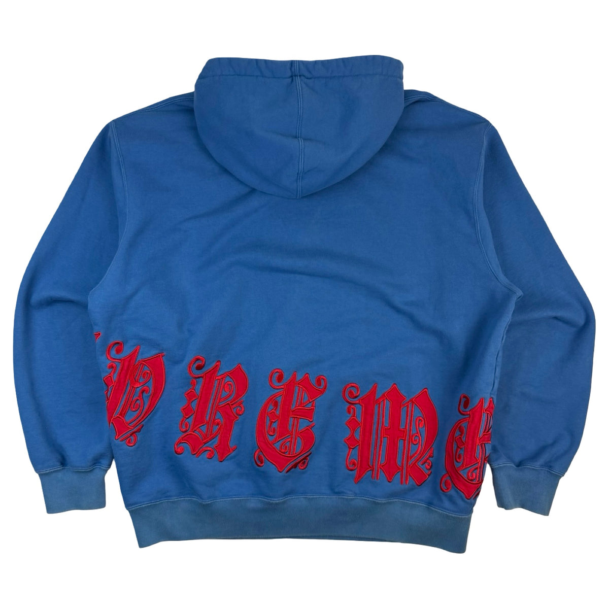 Supreme Old English Wrap Hooded Sweatshirt Pale Royal
