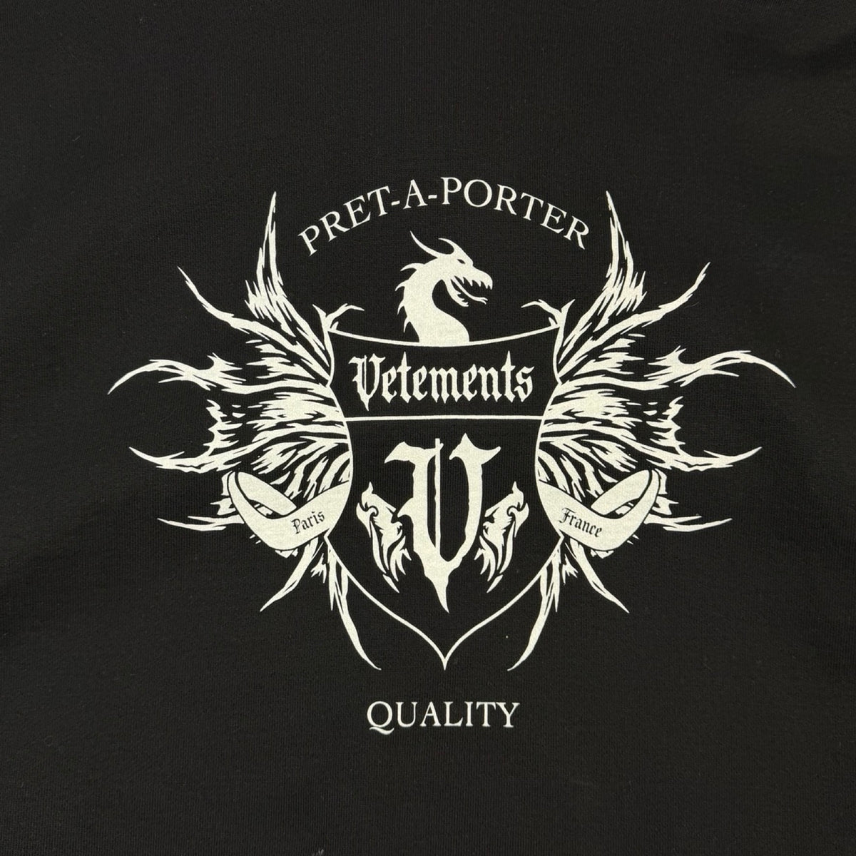 Vetements Pret-A-Porter Hardcore Couture Hoodie