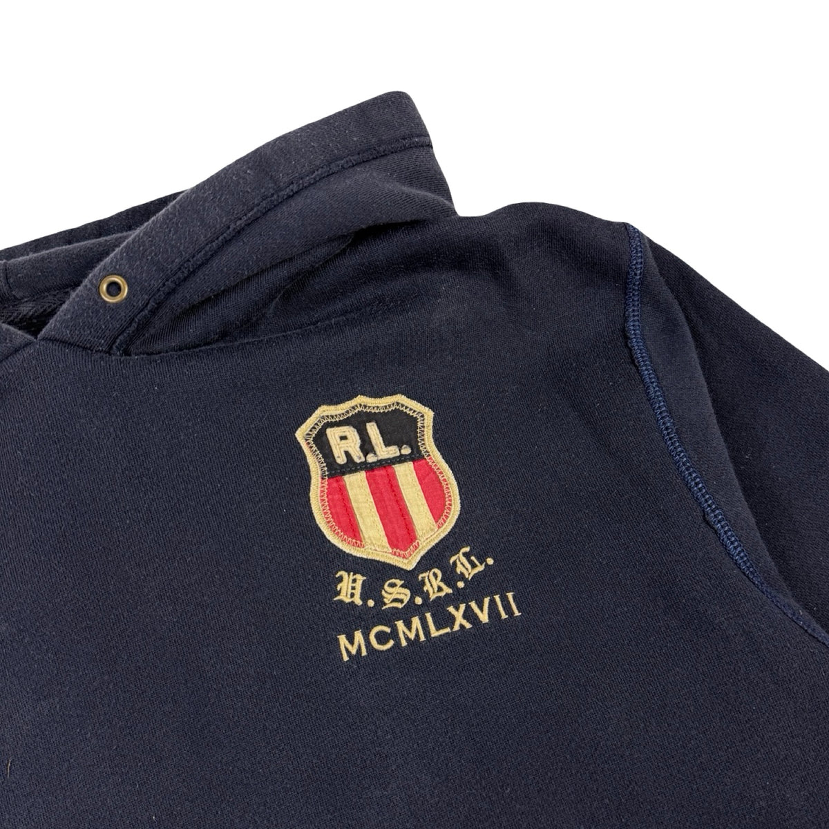 Vintage Polo Jeans RL-67 K Swiss Badge Hoodie