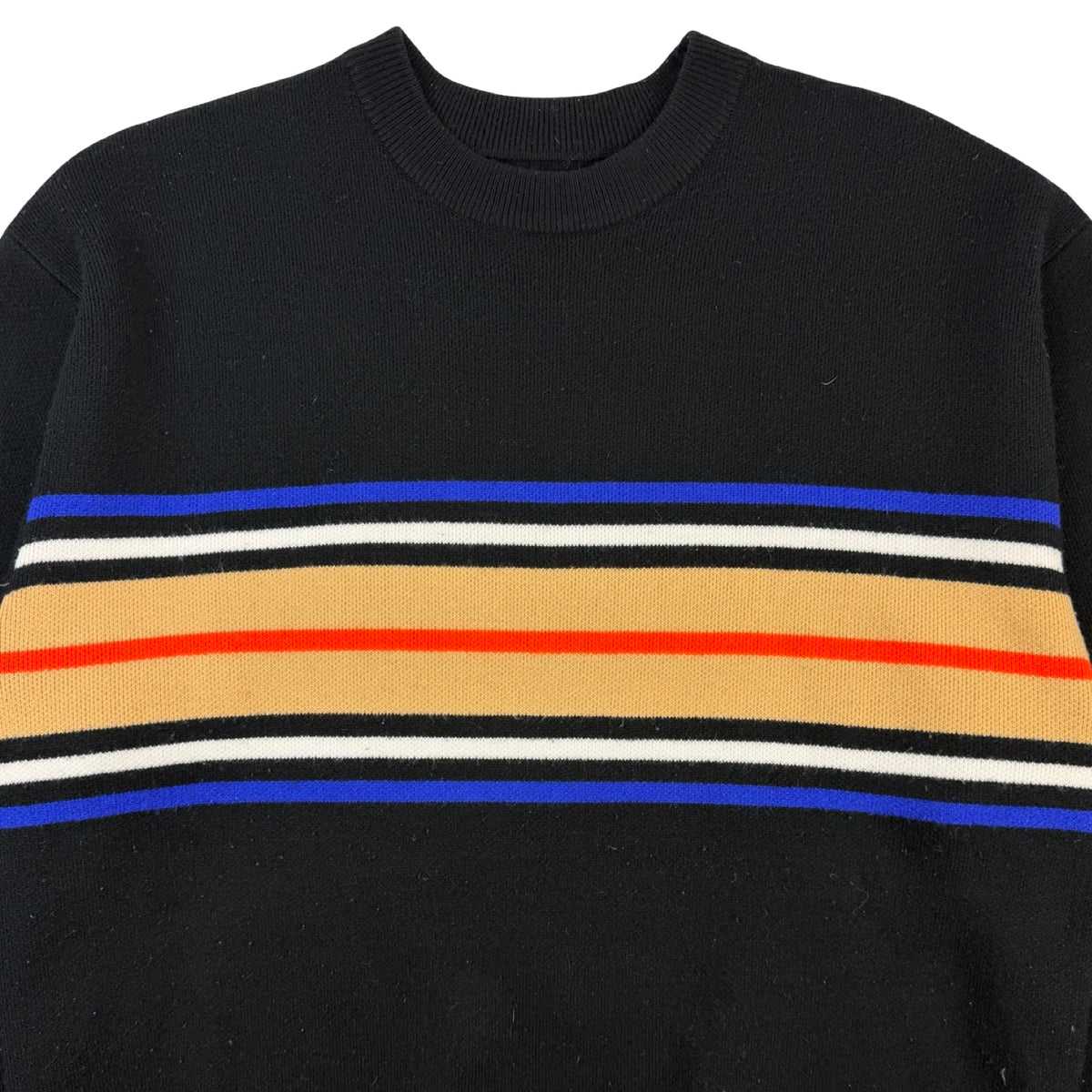 Butter Goods Stripe Knit Sweater Black