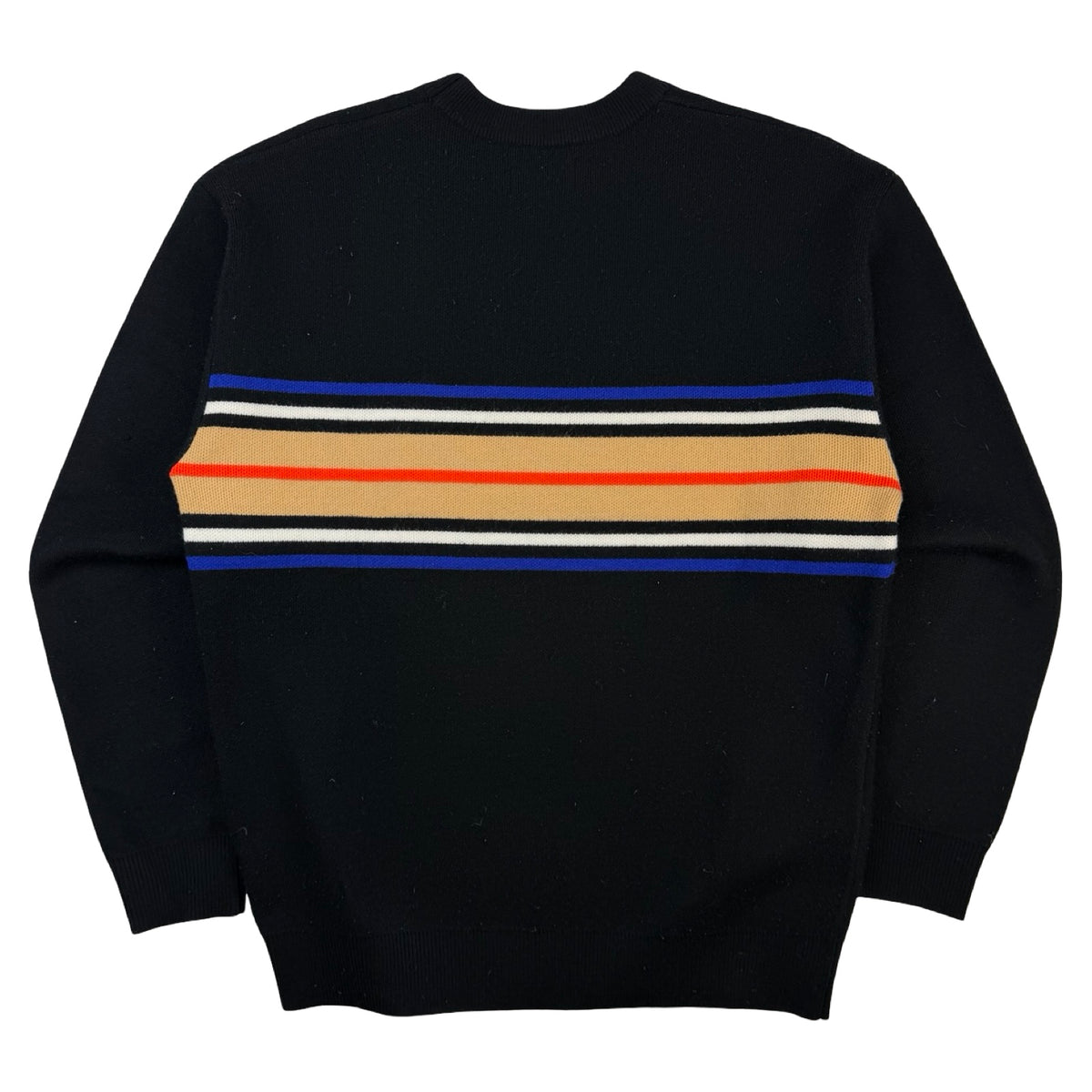 Butter Goods Stripe Knit Sweater Black