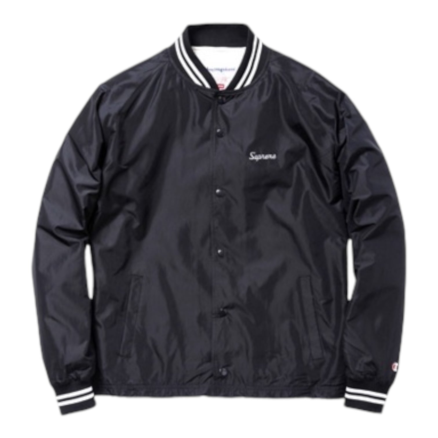 Supreme x Champion Warm Up Jacket Black