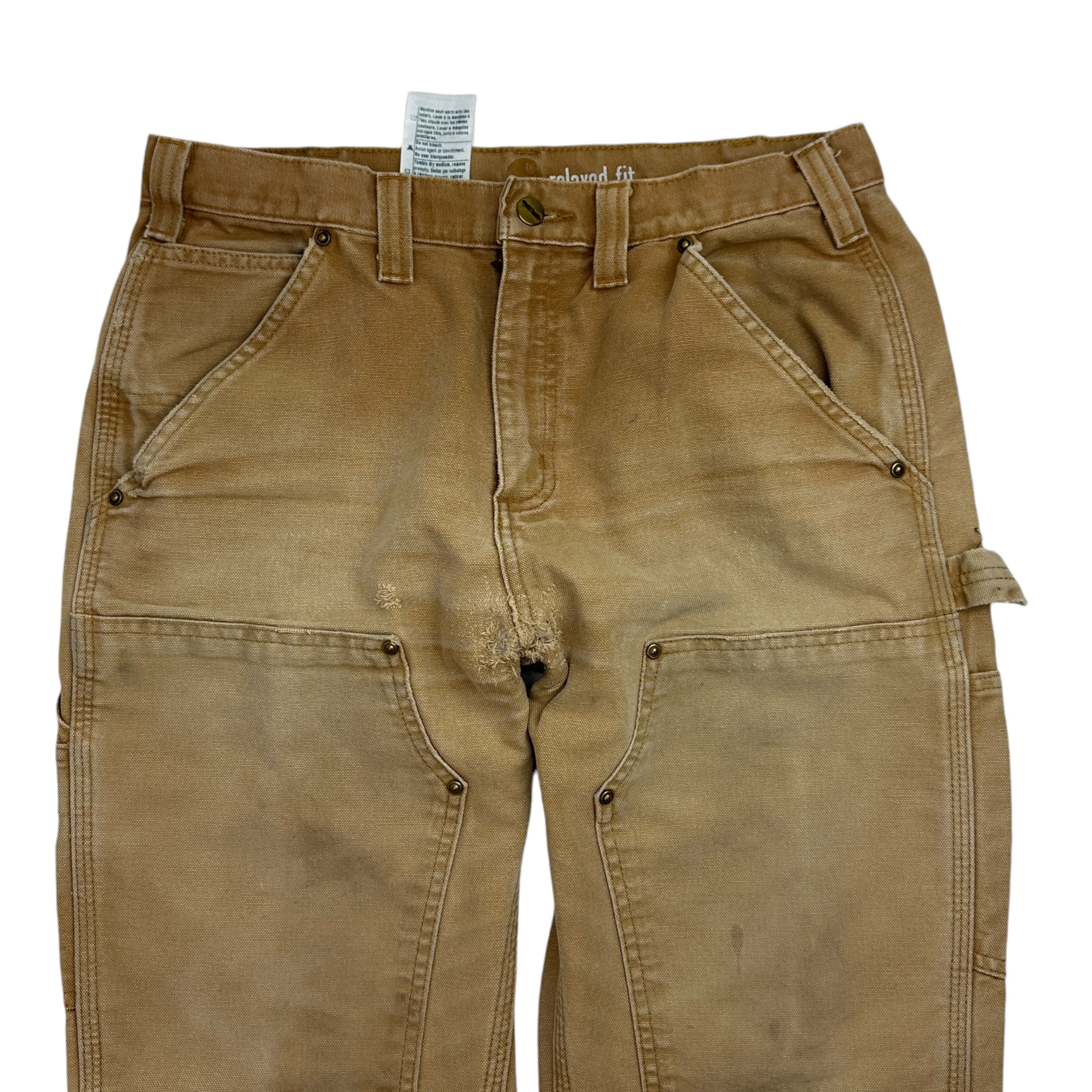 Vintage Carhartt Double Knee Cargos Tan