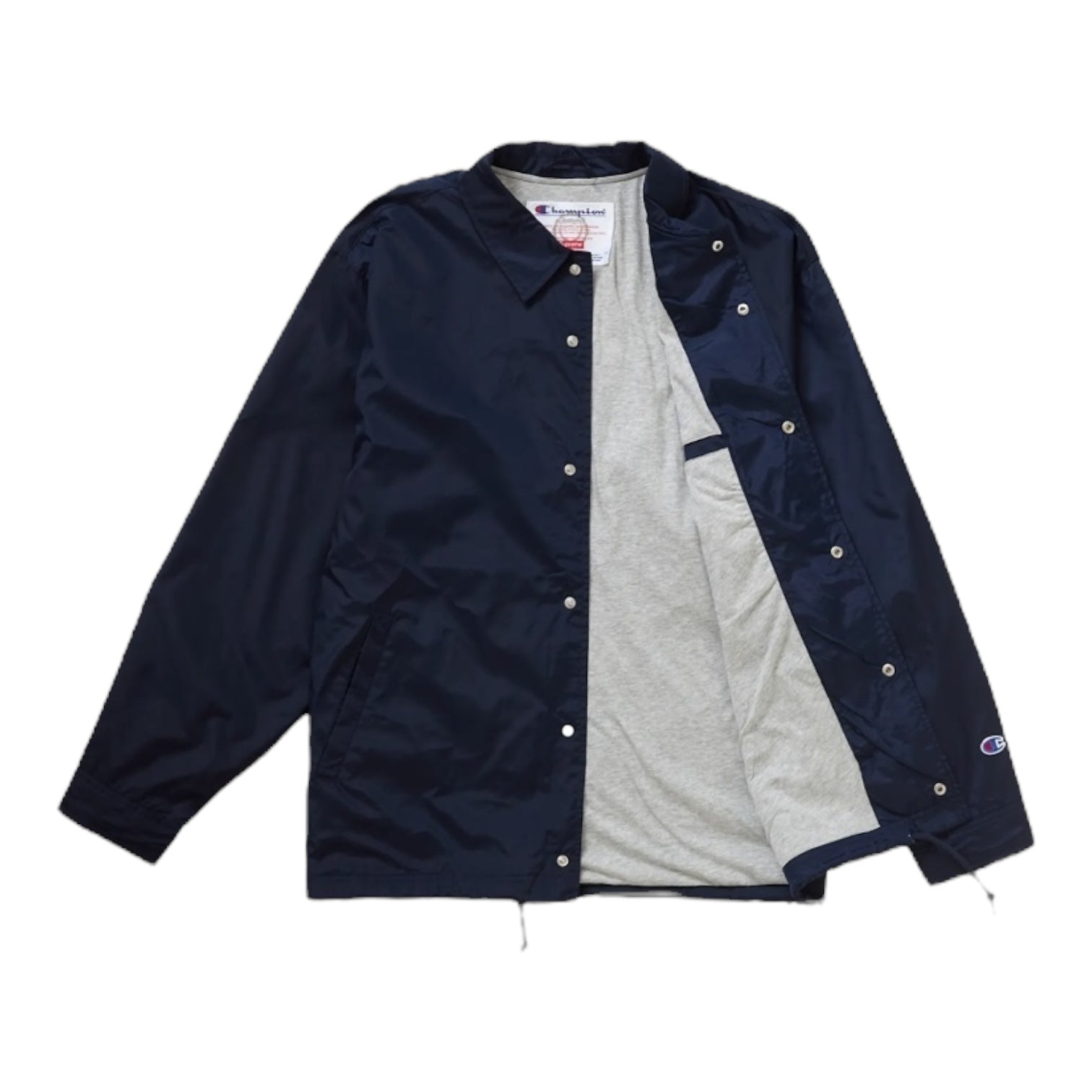 SS24 Supreme x Champion Coaches Jacket Navy