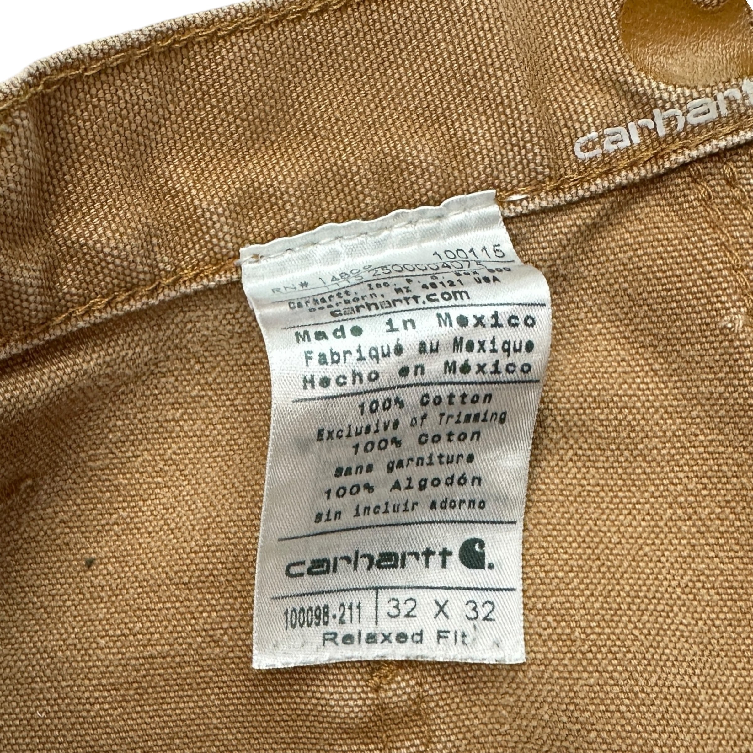 Vintage Carhartt Double Knee Cargos Tan