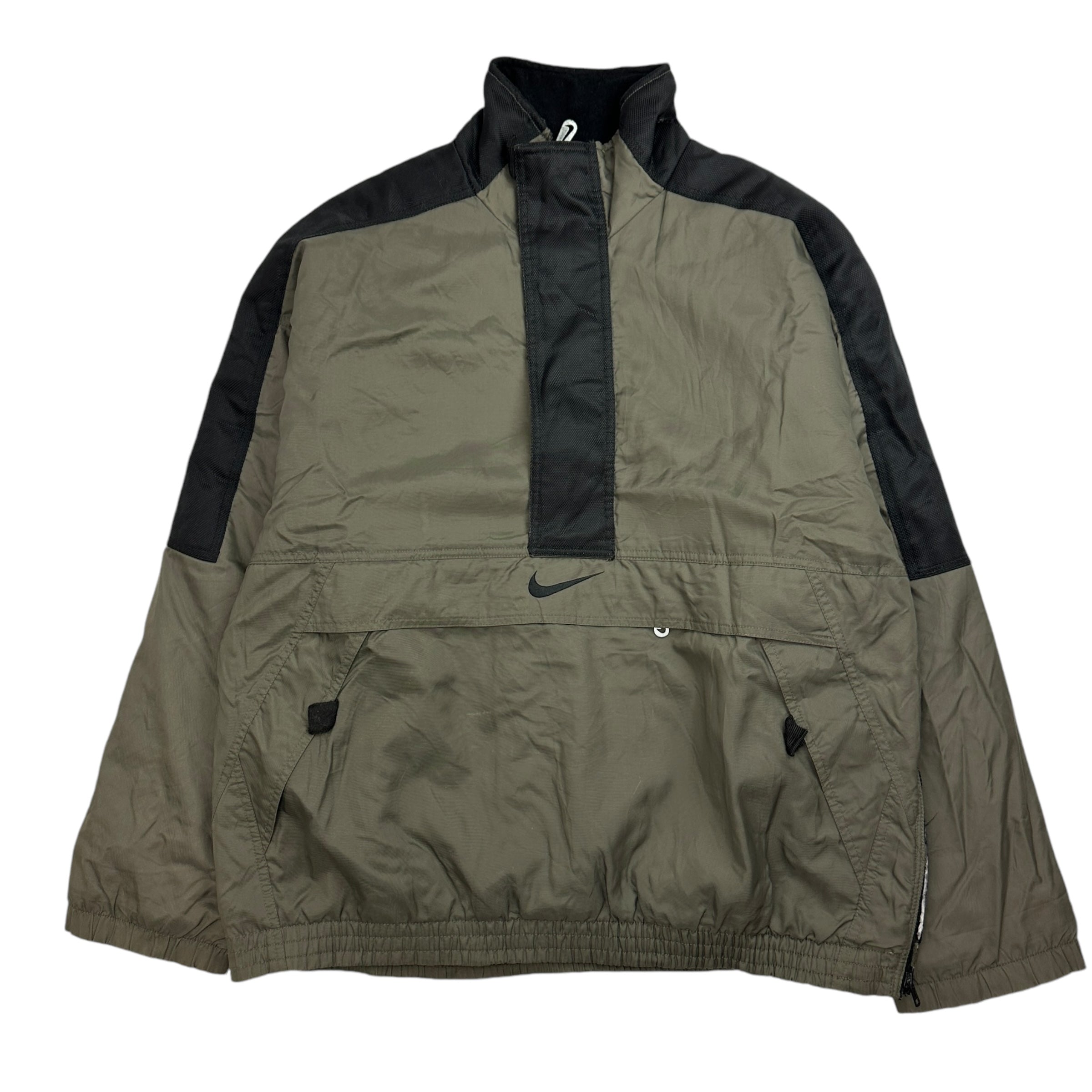 Vintage Nike Anorak Jacket Black/Olive