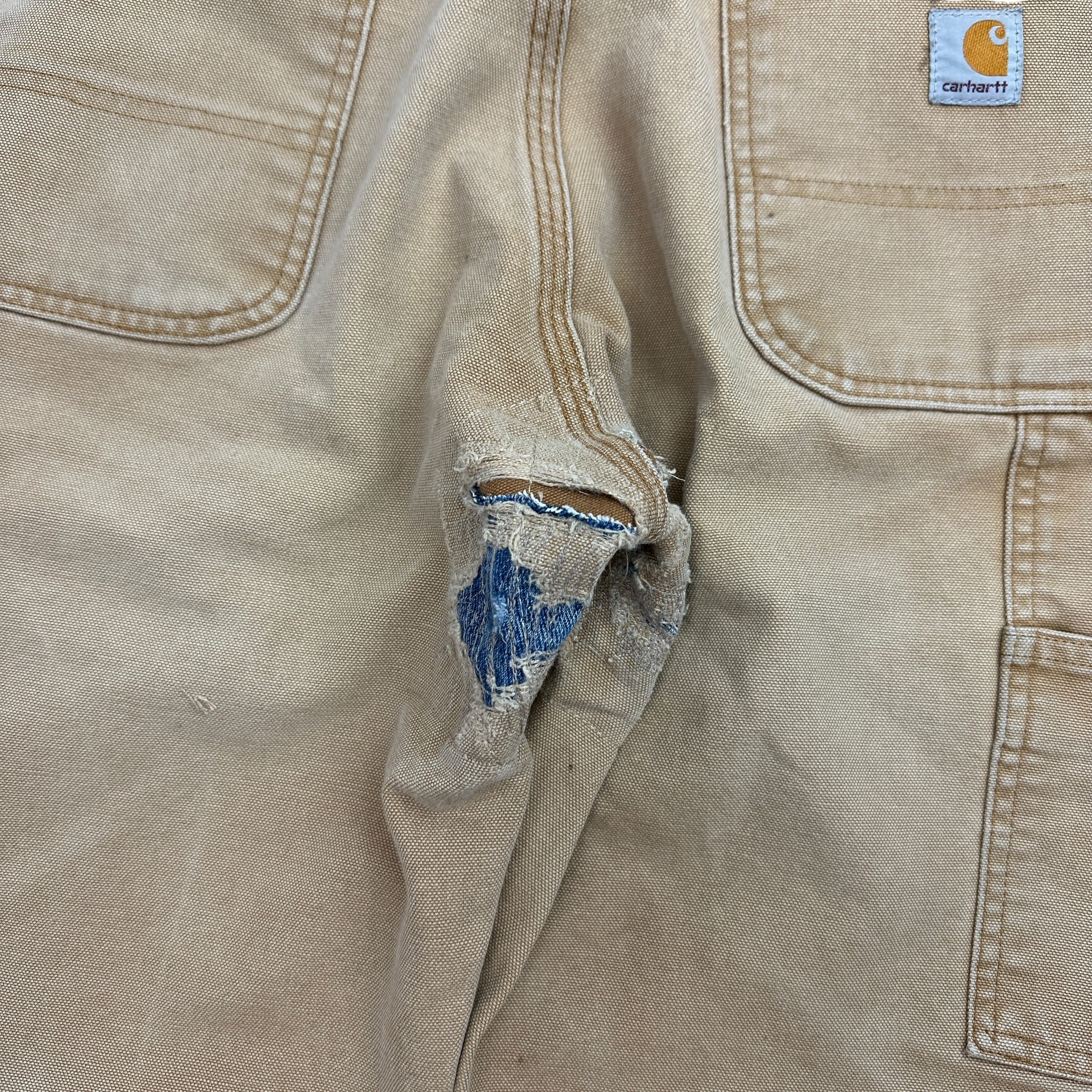 Vintage Carhartt Double Knee Cargos Tan