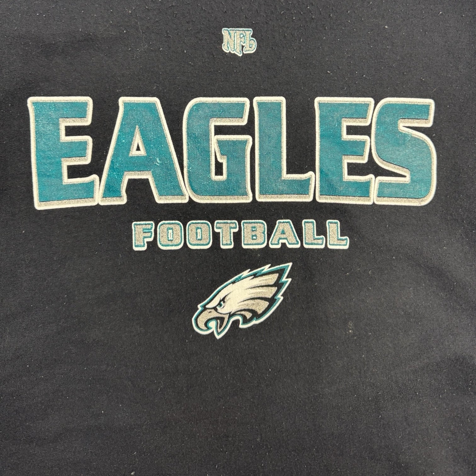 Vintage NFL Eagles Crewneck Sweater Dark Navy