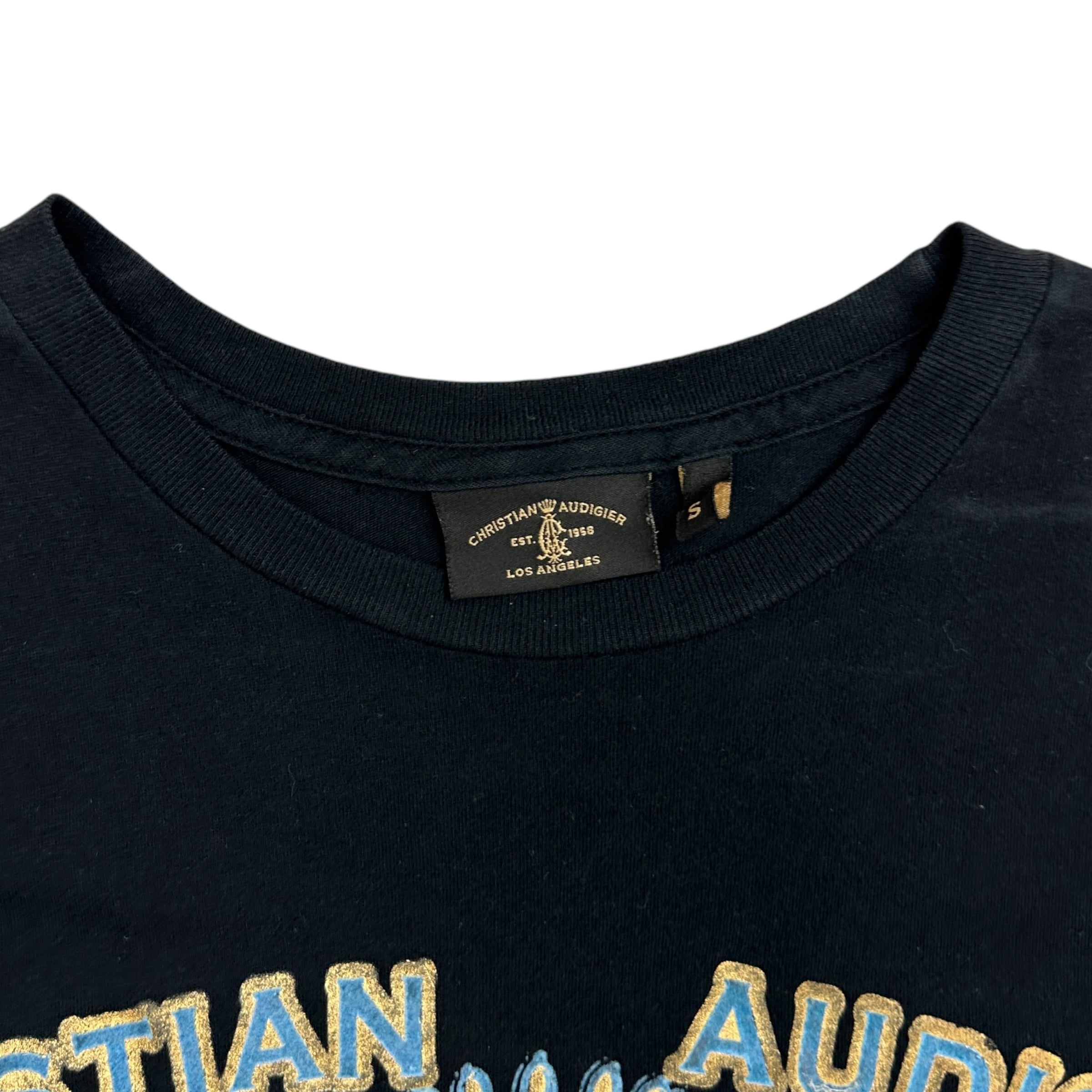 Vintage Y2K Christian Audigier Los Angeles Tee Black