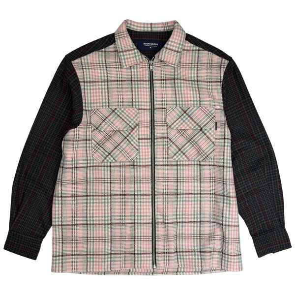 Noon Goons Check Zip Shirt Pink