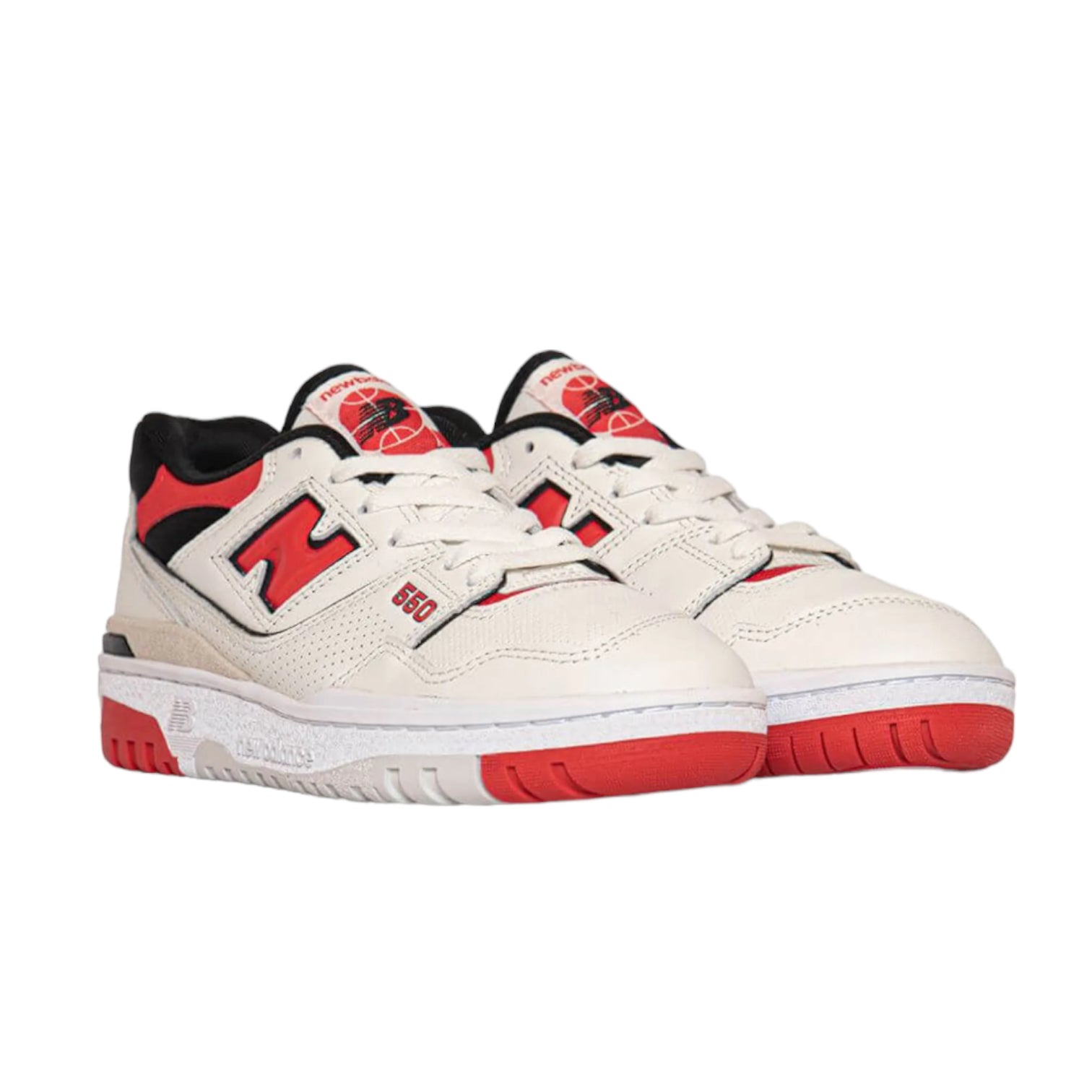 New Balance 550 Sea Salt True Red