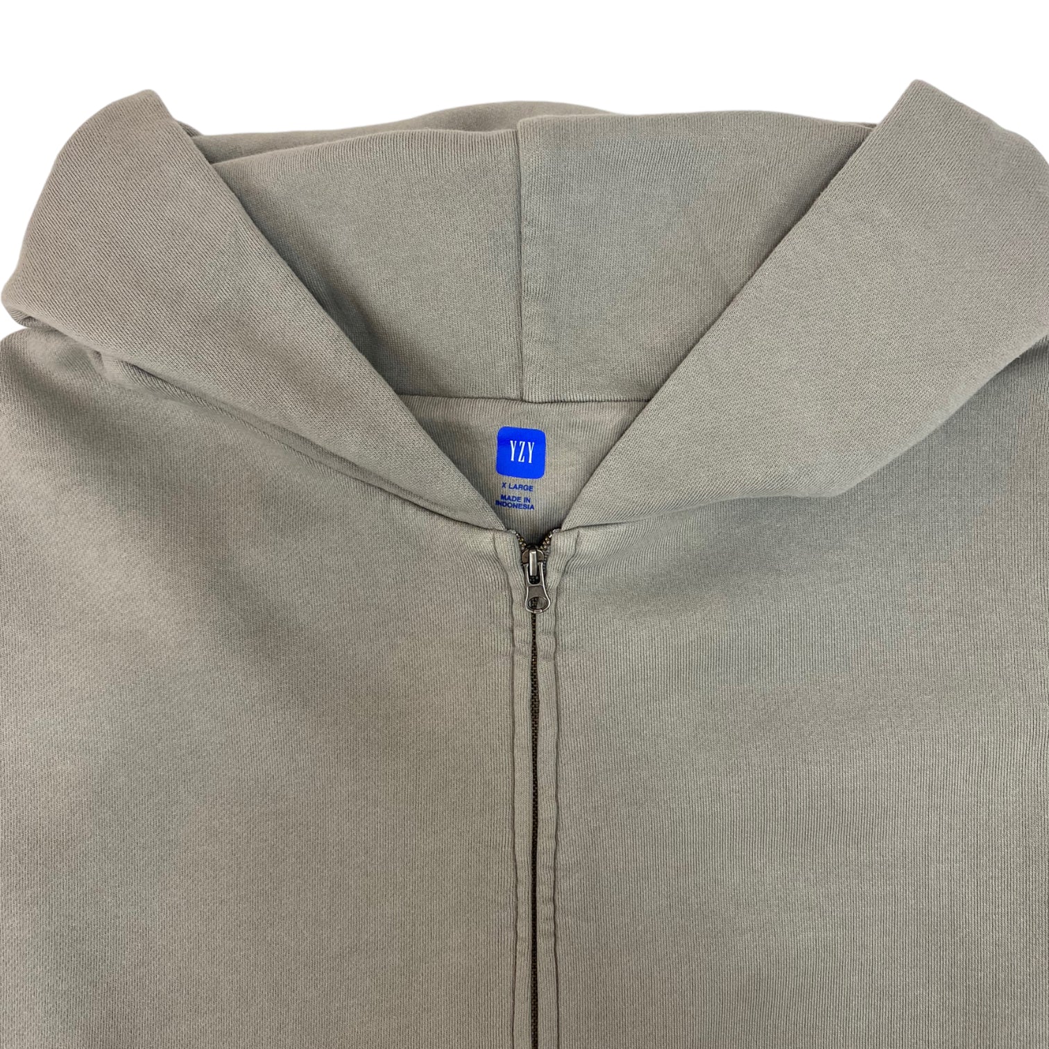 Yeezy x Gap Light Grey Unreleased Zip Up Hoodie - Grey Hoodie