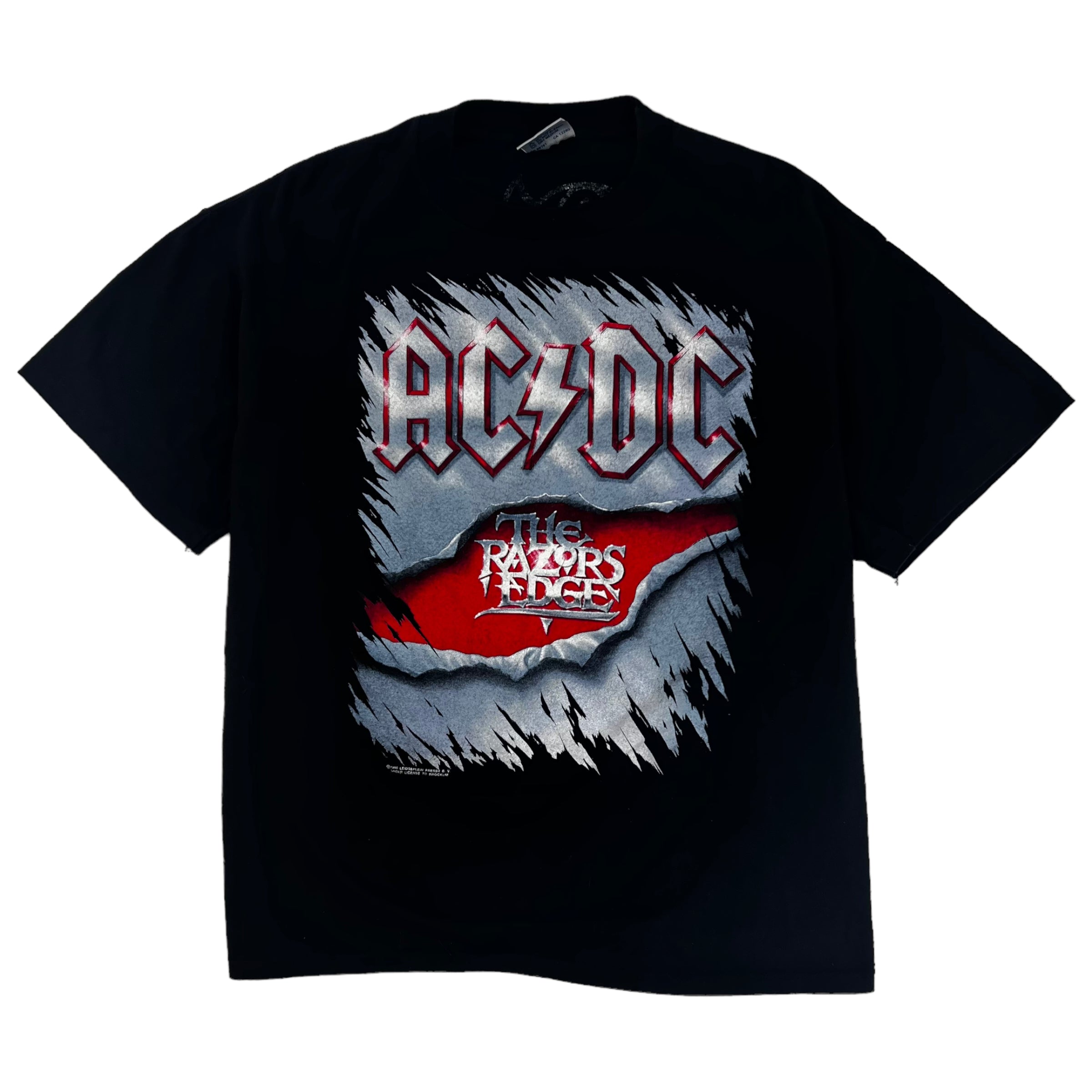 1990 AC/DC Razors Edge Tour T-Shirt - Black
