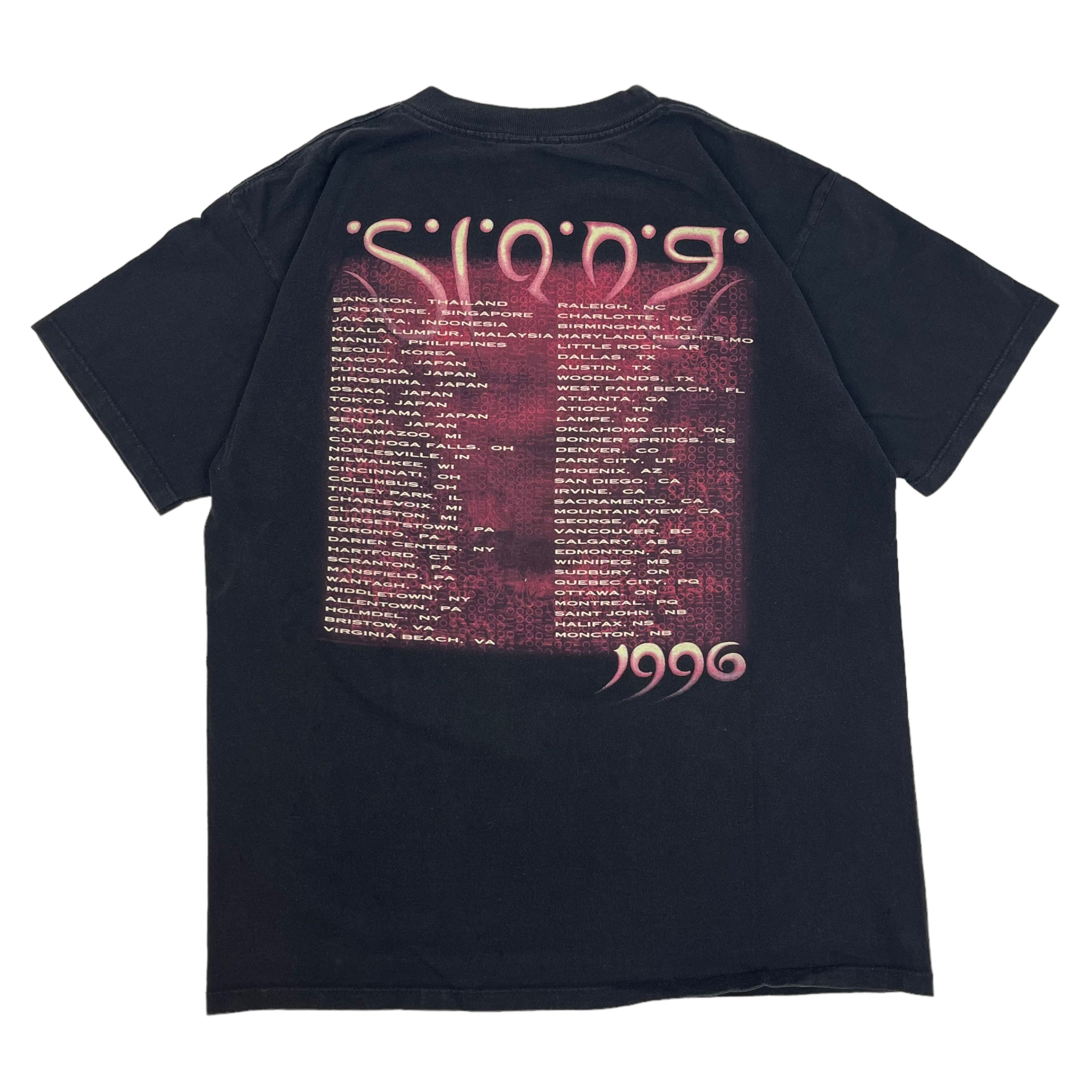 1996 Def Leopard Band Tee Black