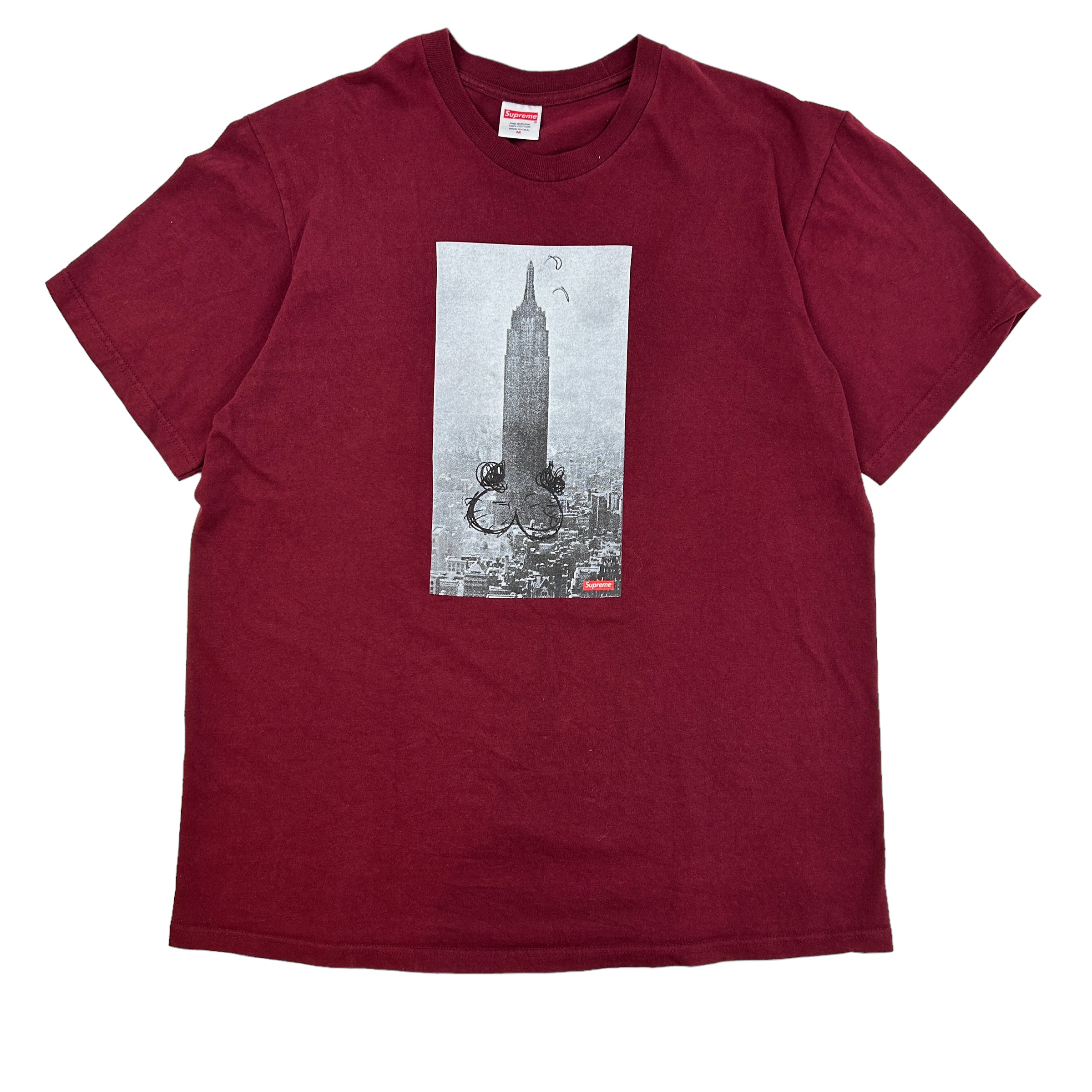 Supreme Mike Kelly Empire State Tee Red