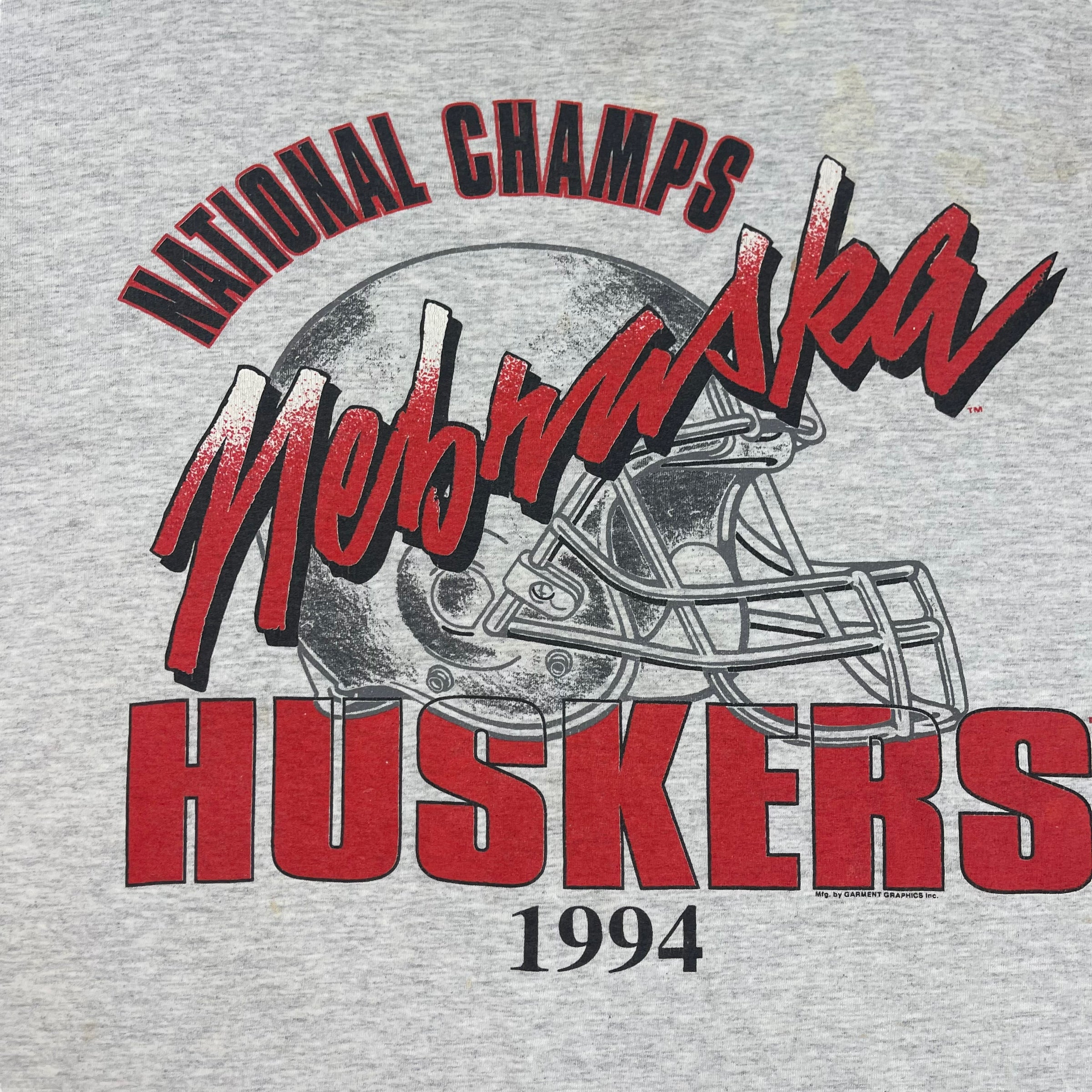 1994 Nebraska Huskers Tee Grey