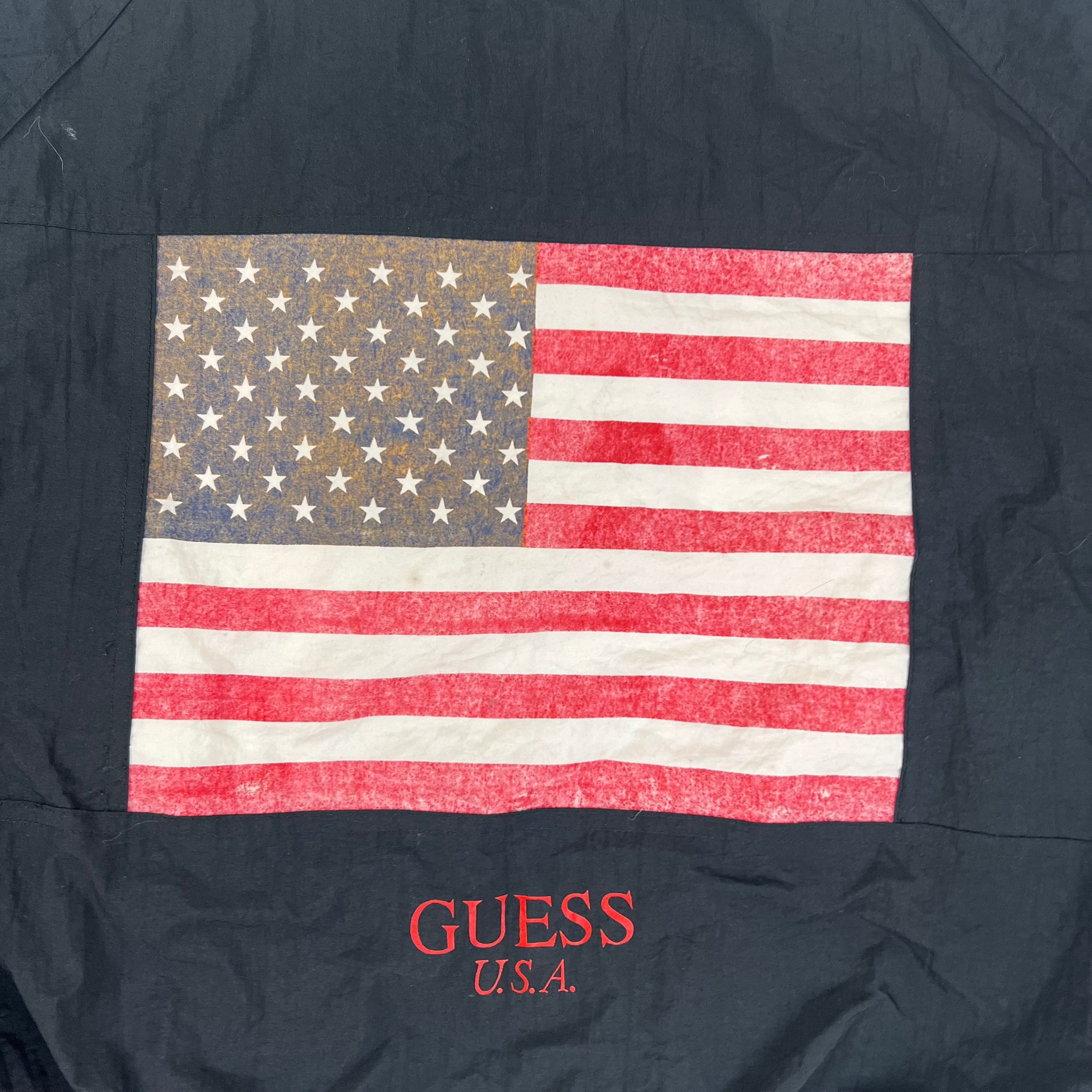 Vintage Guess USA Bomber Jacket Black