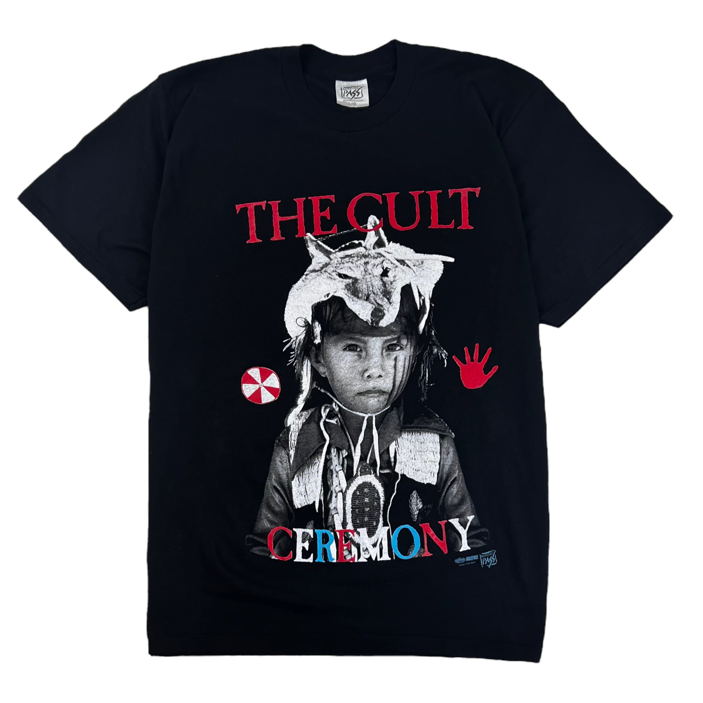 1991 The Cult Ceremony Tour T-Shirt - Black