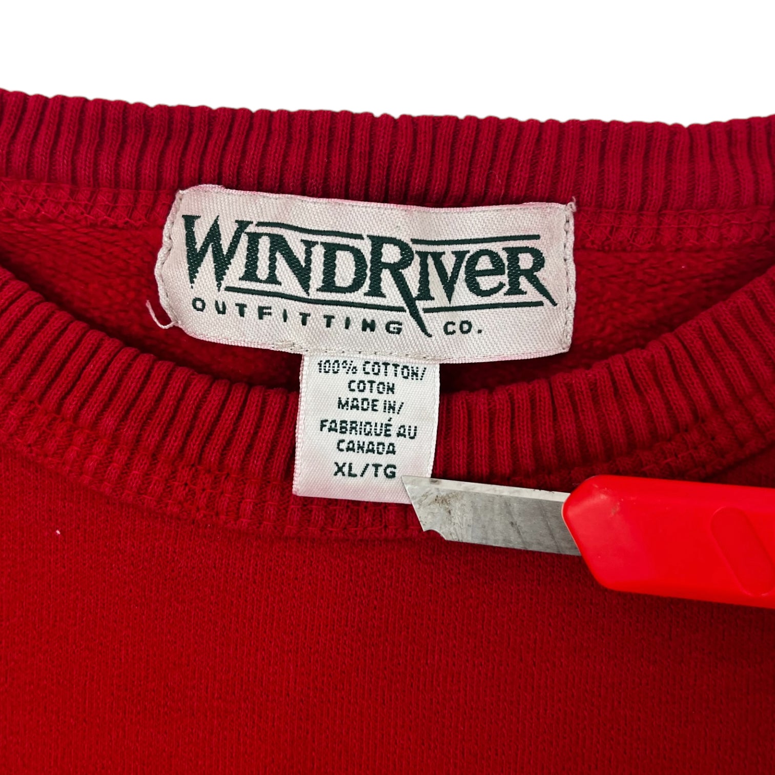 Vintage WindRiver Crewneck Red