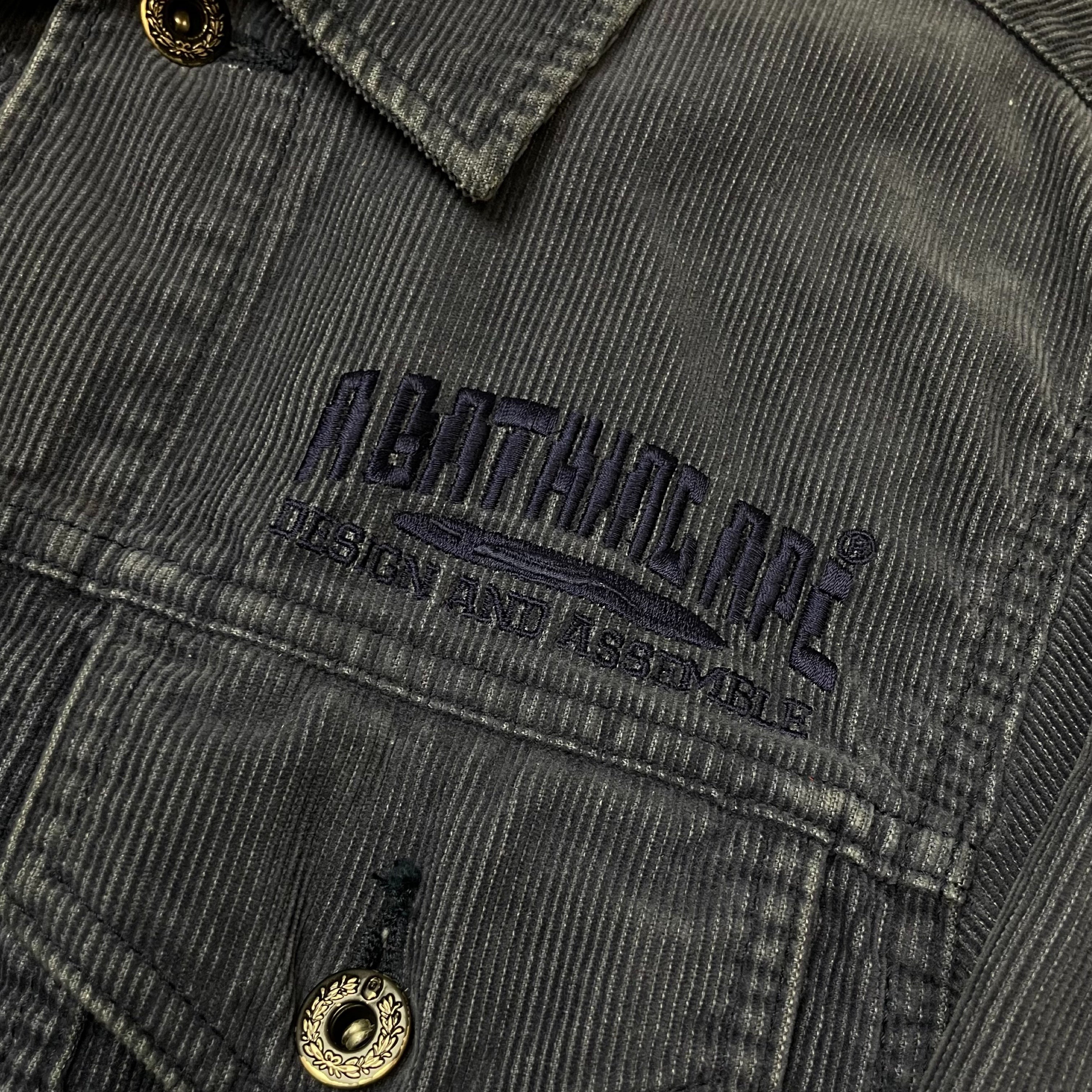 Bape Navy Corduroy Jacket - 'Design And Assemble'