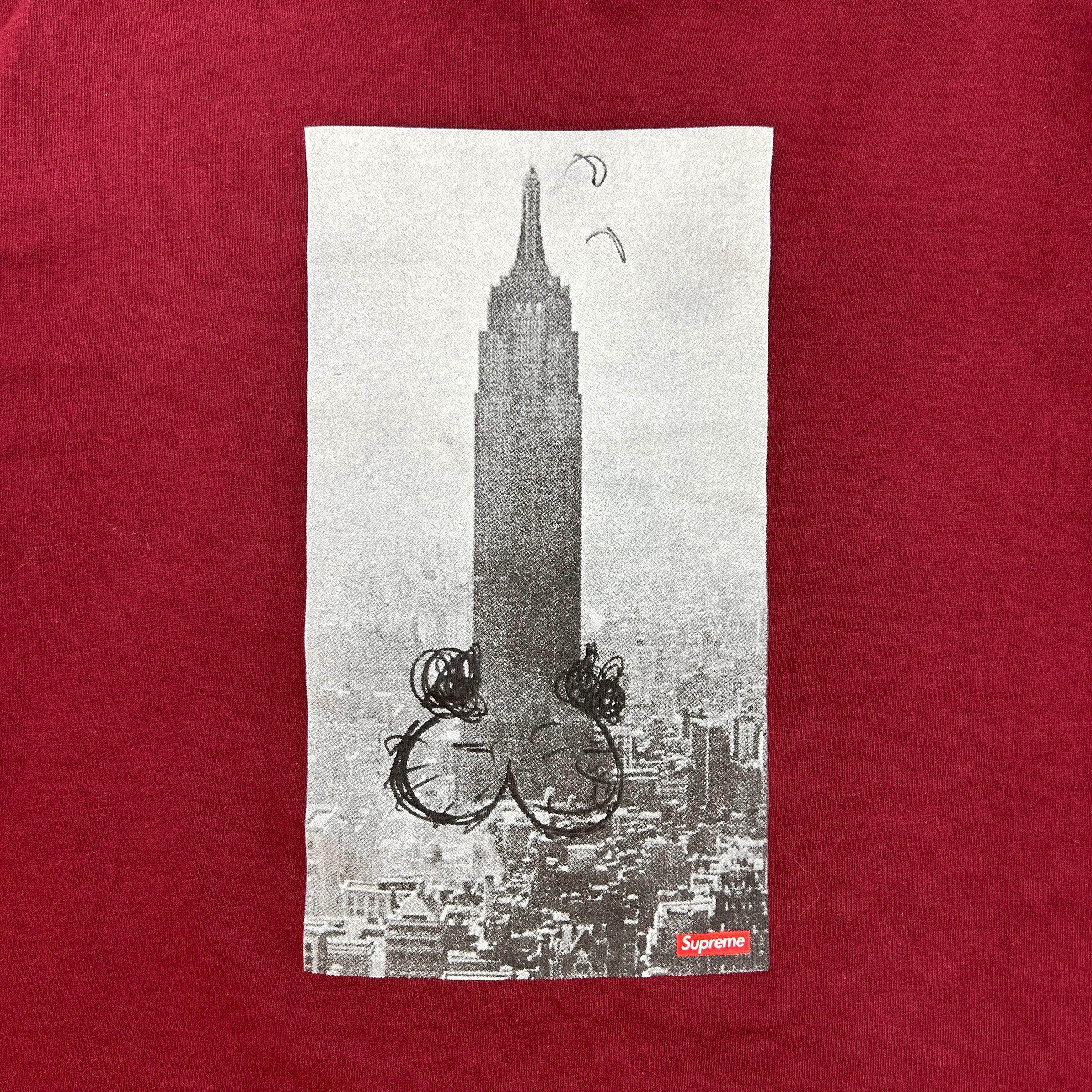 Supreme Mike Kelly Empire State Tee Red