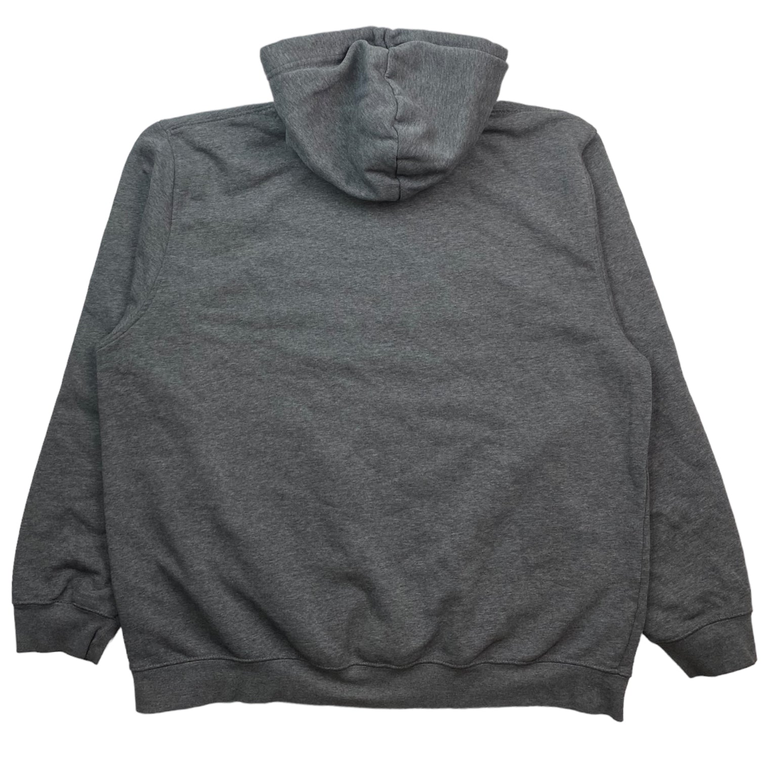 Nike mini swoosh quarter zip sweatshirt in grey and sail