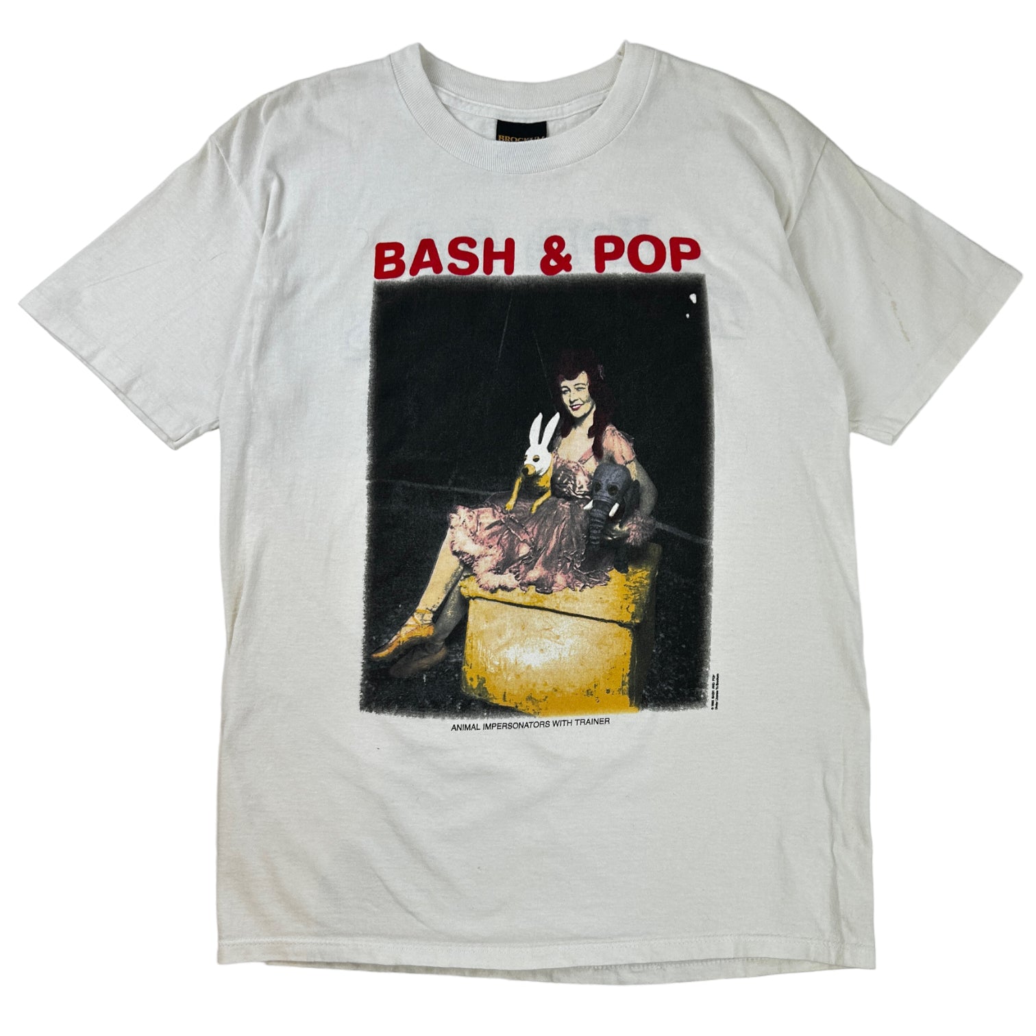 1993 Bash and Pop More Than A Circus Tee White