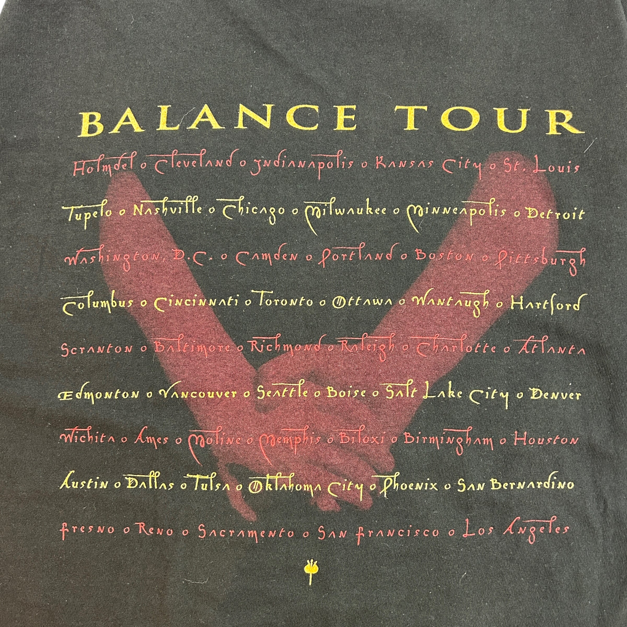 1995 Van Halen Balance Tee Black