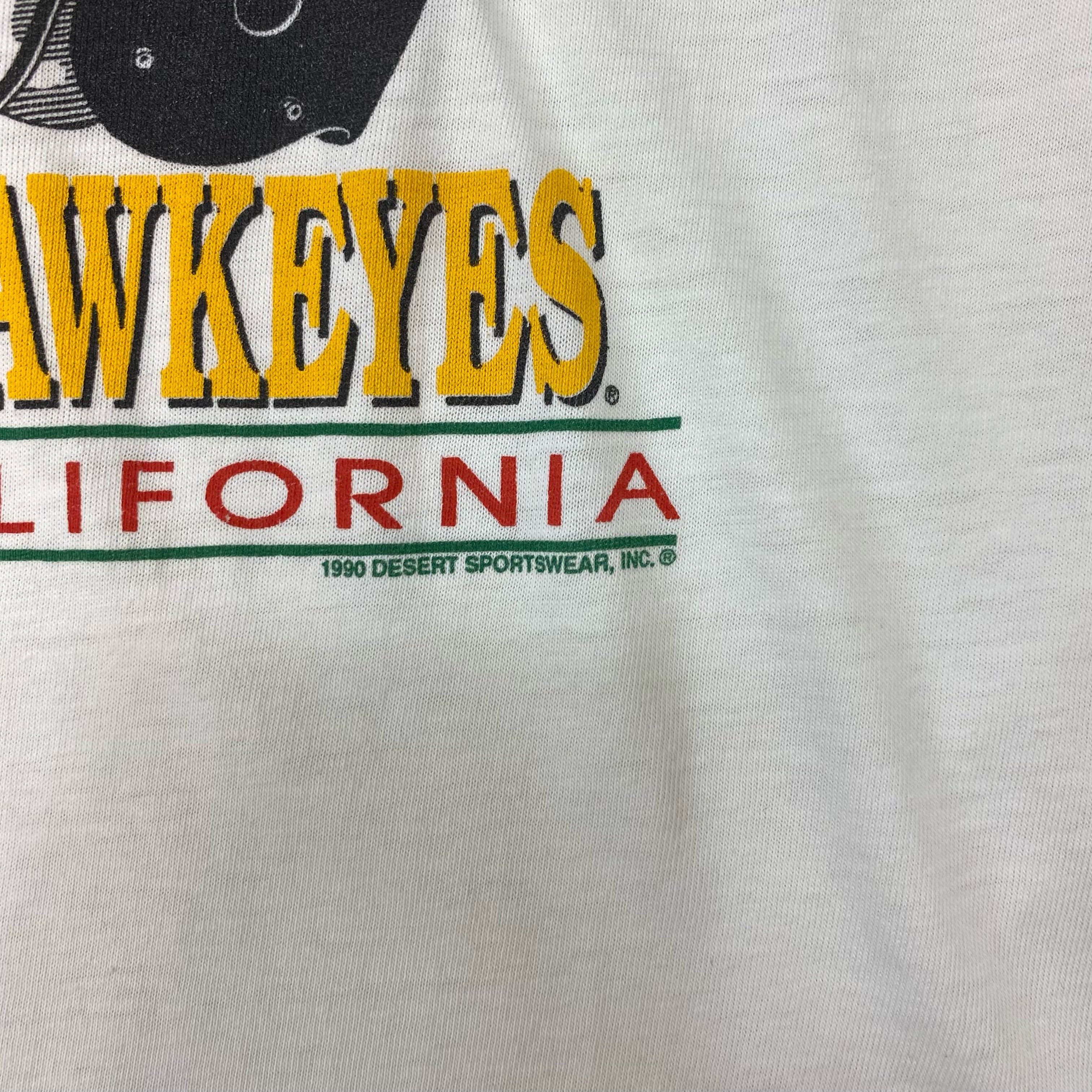 1990 Rose Bowl Huskies VS Hawkeyes T-Shirt - White