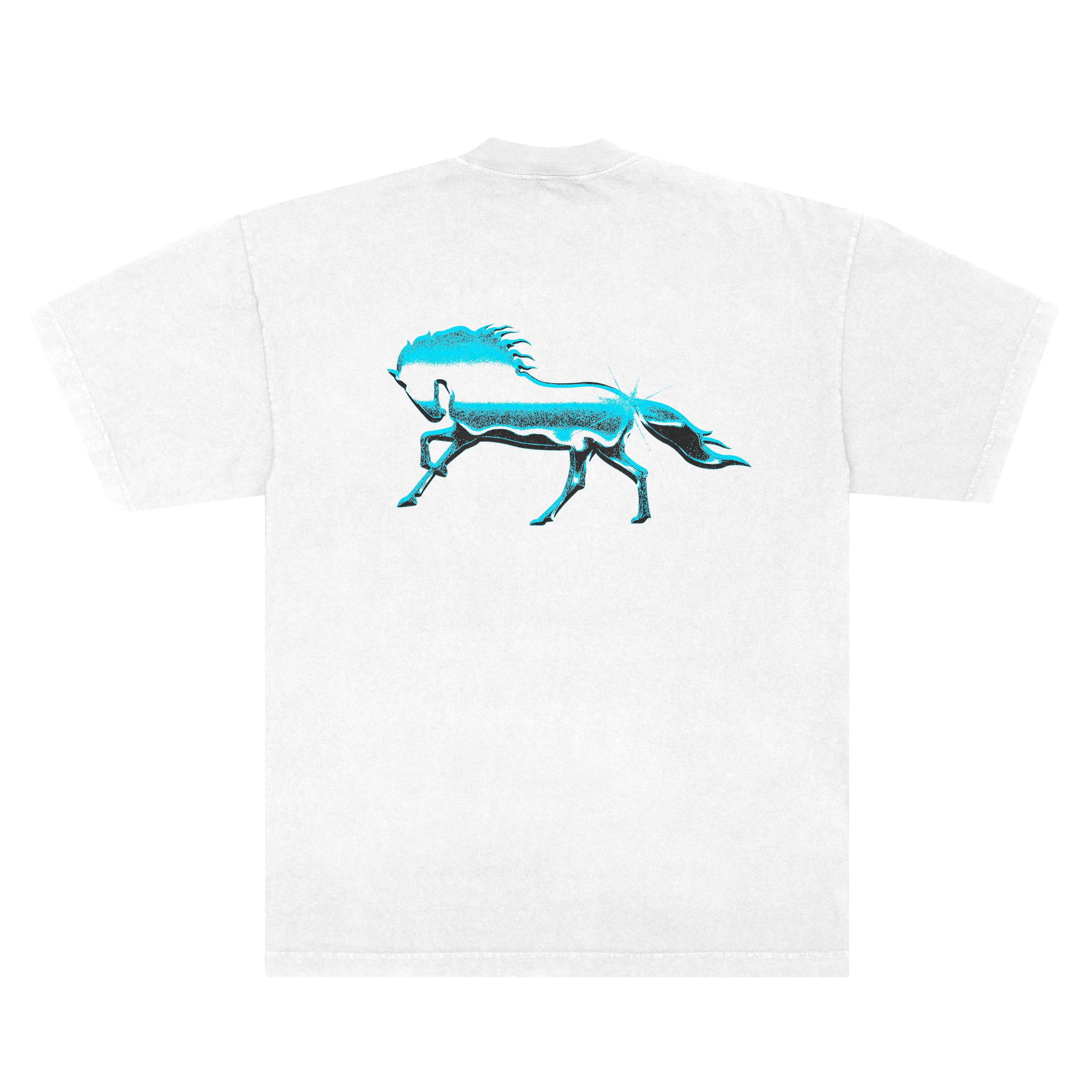 From Another Mustang Tee White