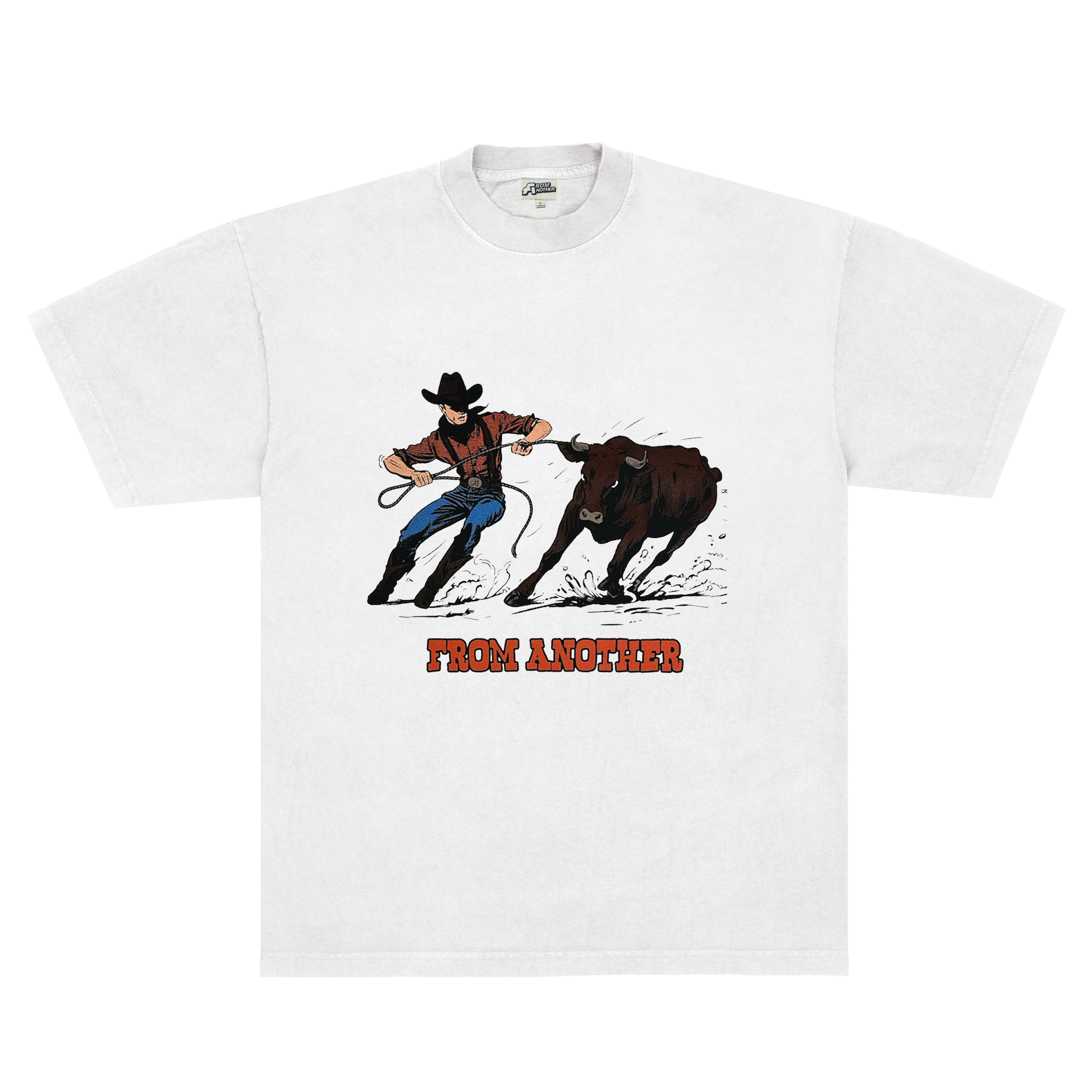 From Another Cowboy Tee White
