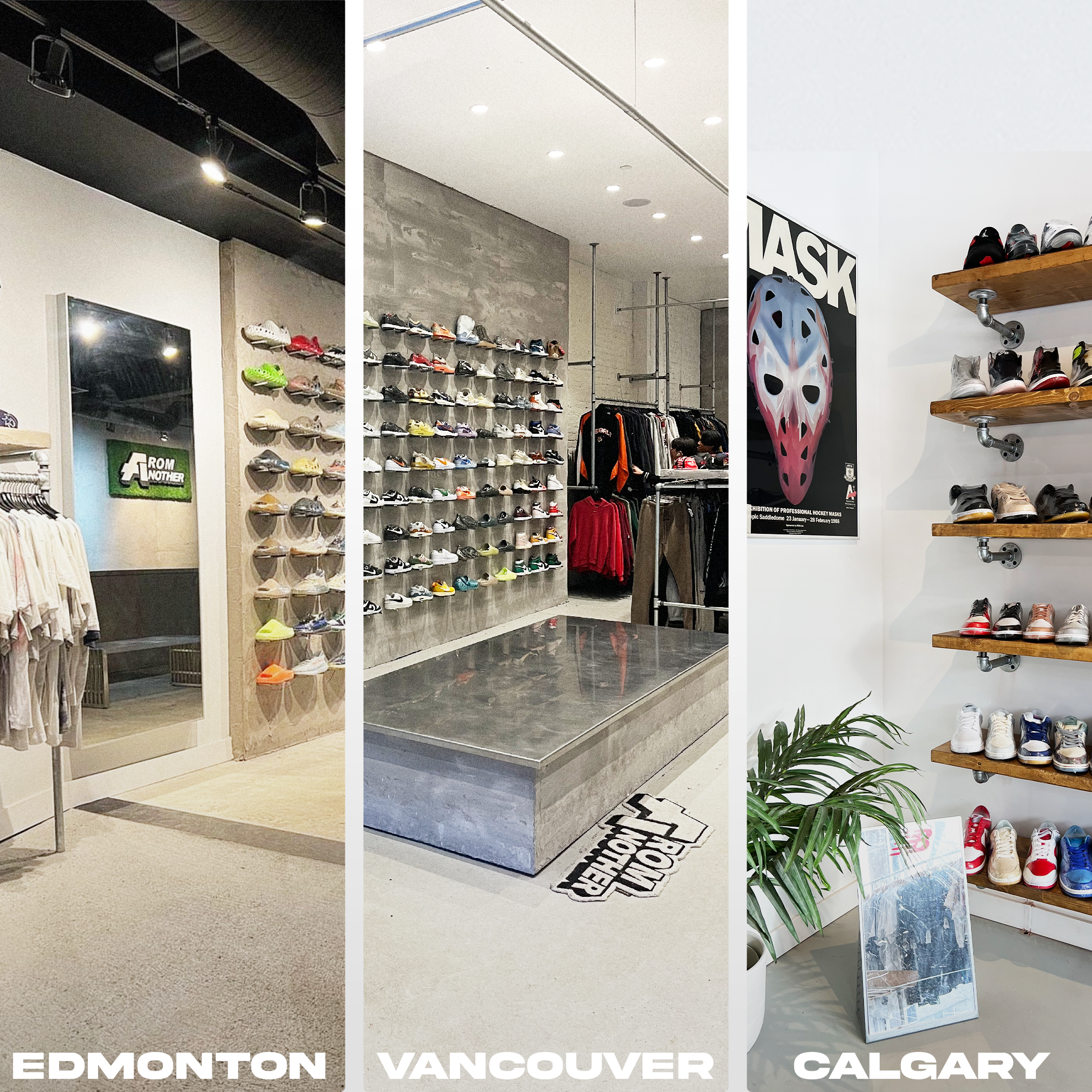 a banner image show the edmonton, vancouver and calgary from another stores