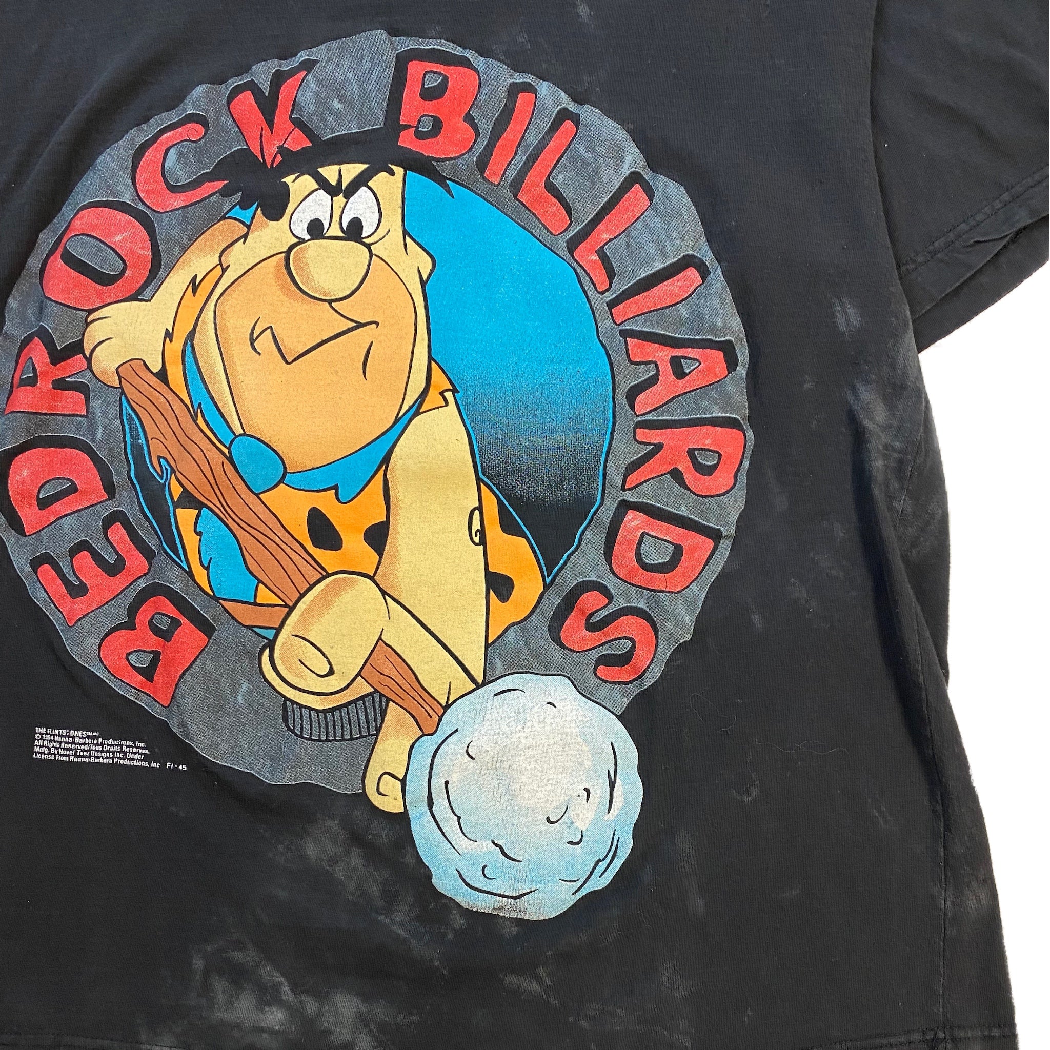 1994 The Flintstones Bedrock Billiards Tee
