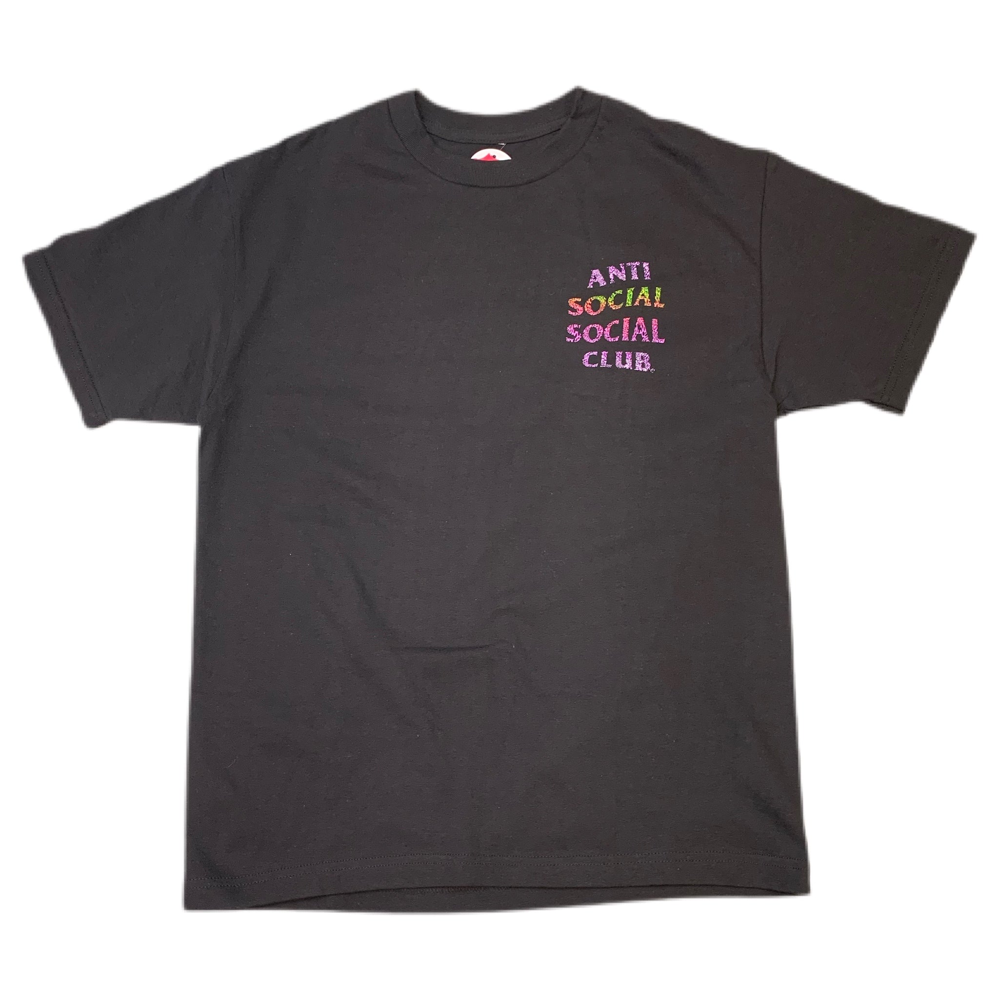 Anti Social Social Club "ASSCLUBTRONIC" Shirt Black - Black Graphic Shirt
