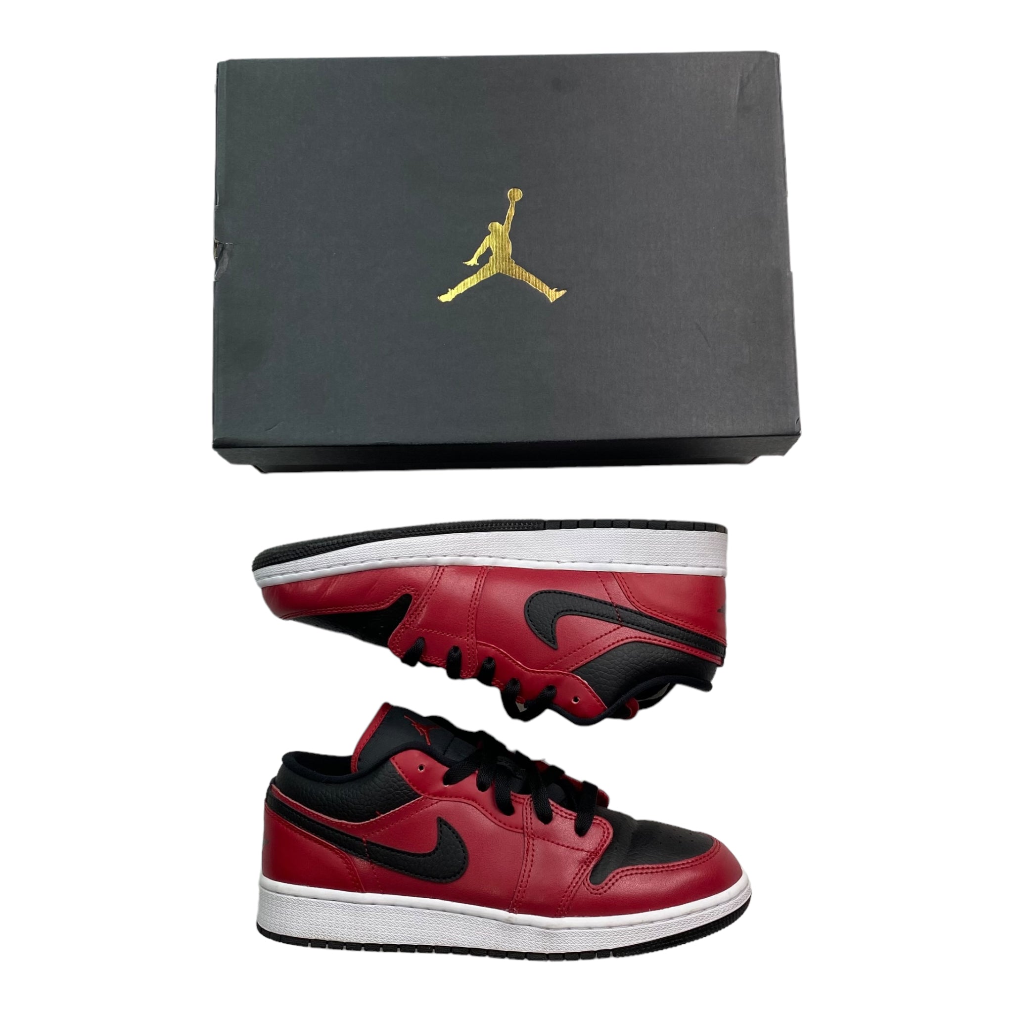 Jordan 1 low gym red clearance black