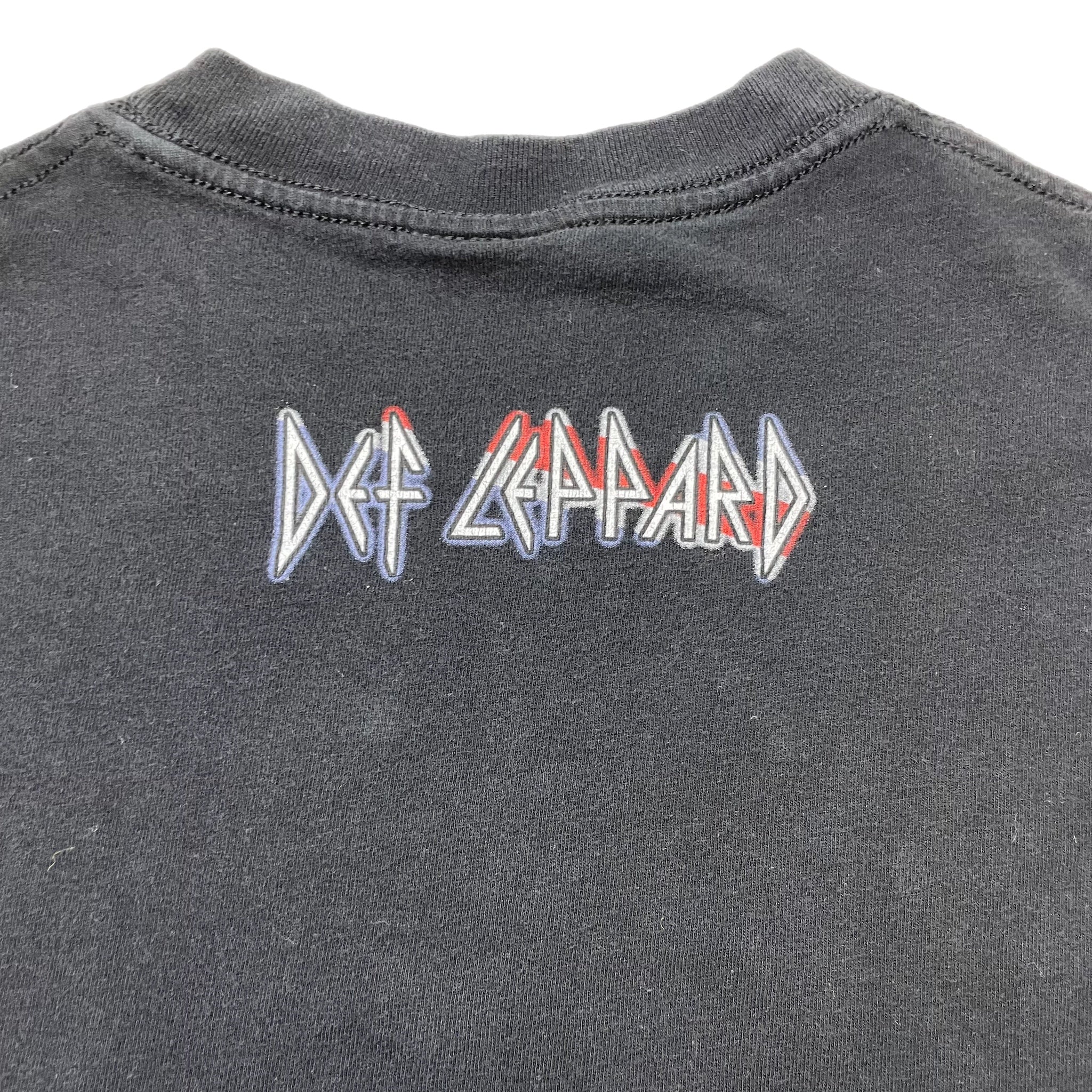 '02 Def Leppard Vintage Shirt - Black Band Shirt