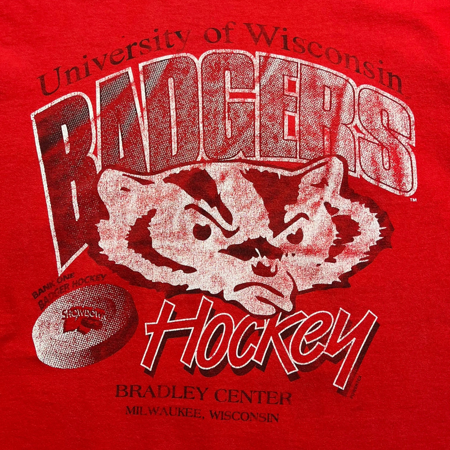 Vintage 90’s Wisconsin Badgers Hockey Tee